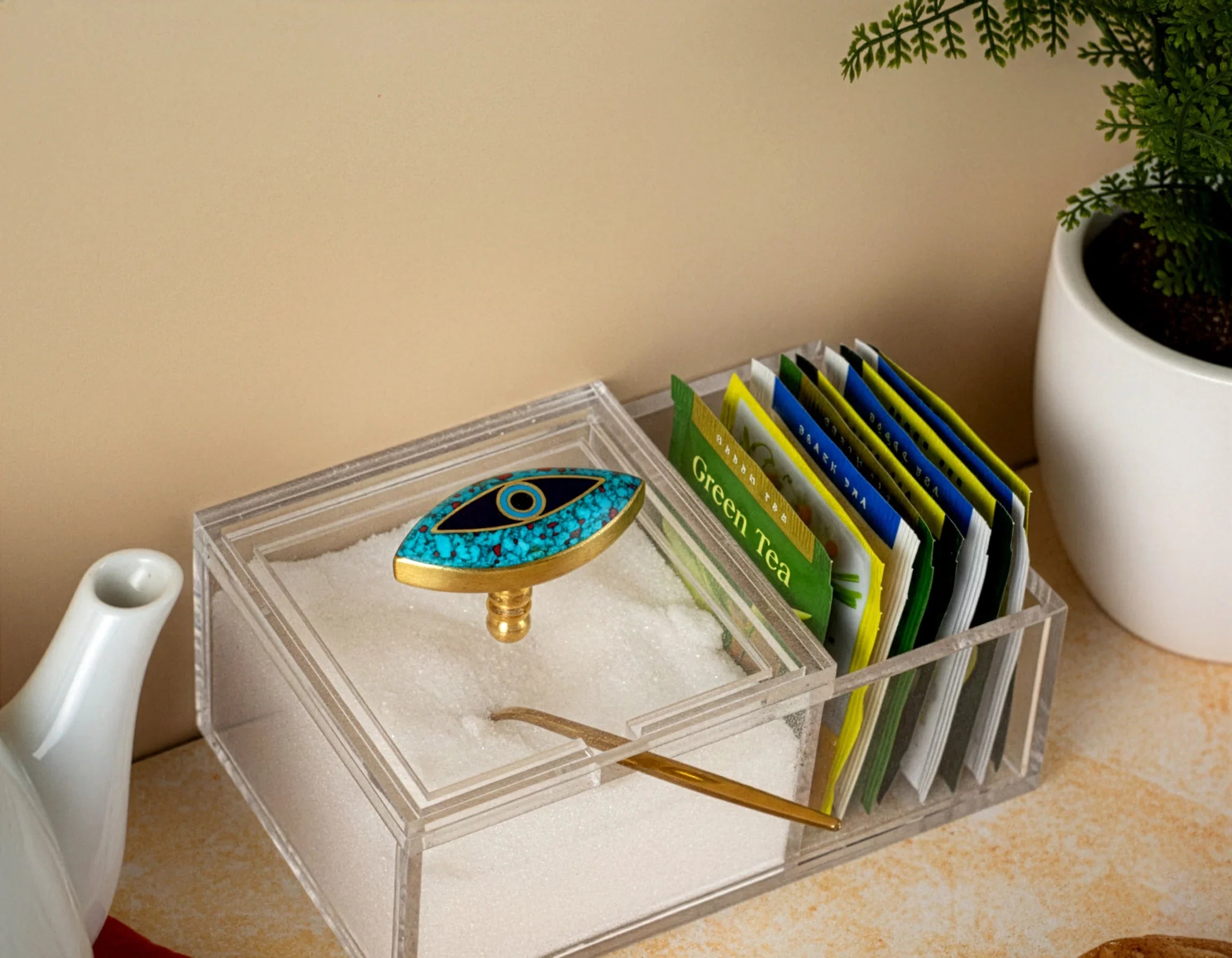 Rechote - Sugar Organizer - Turquoise Evil Eye 1
