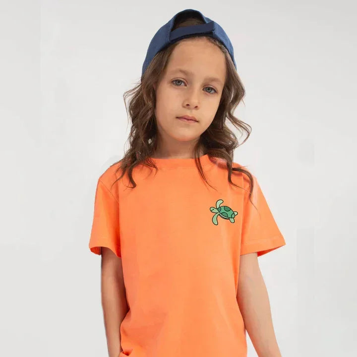 Turtle Embroidered Tee - Colour Capsules - Babazzaro