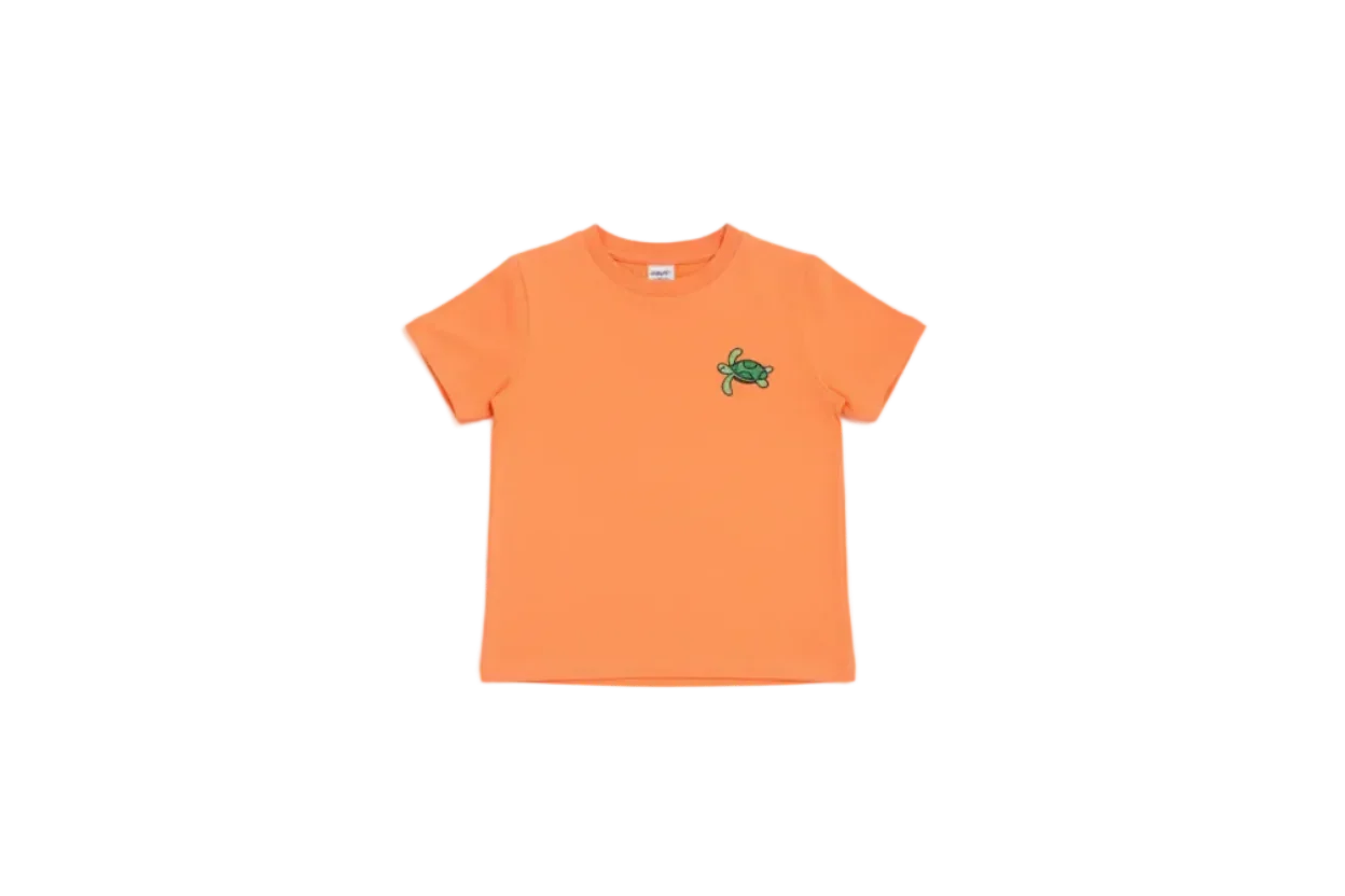 Turtle Embroidered Tee - Colour Capsules - Babazzaro