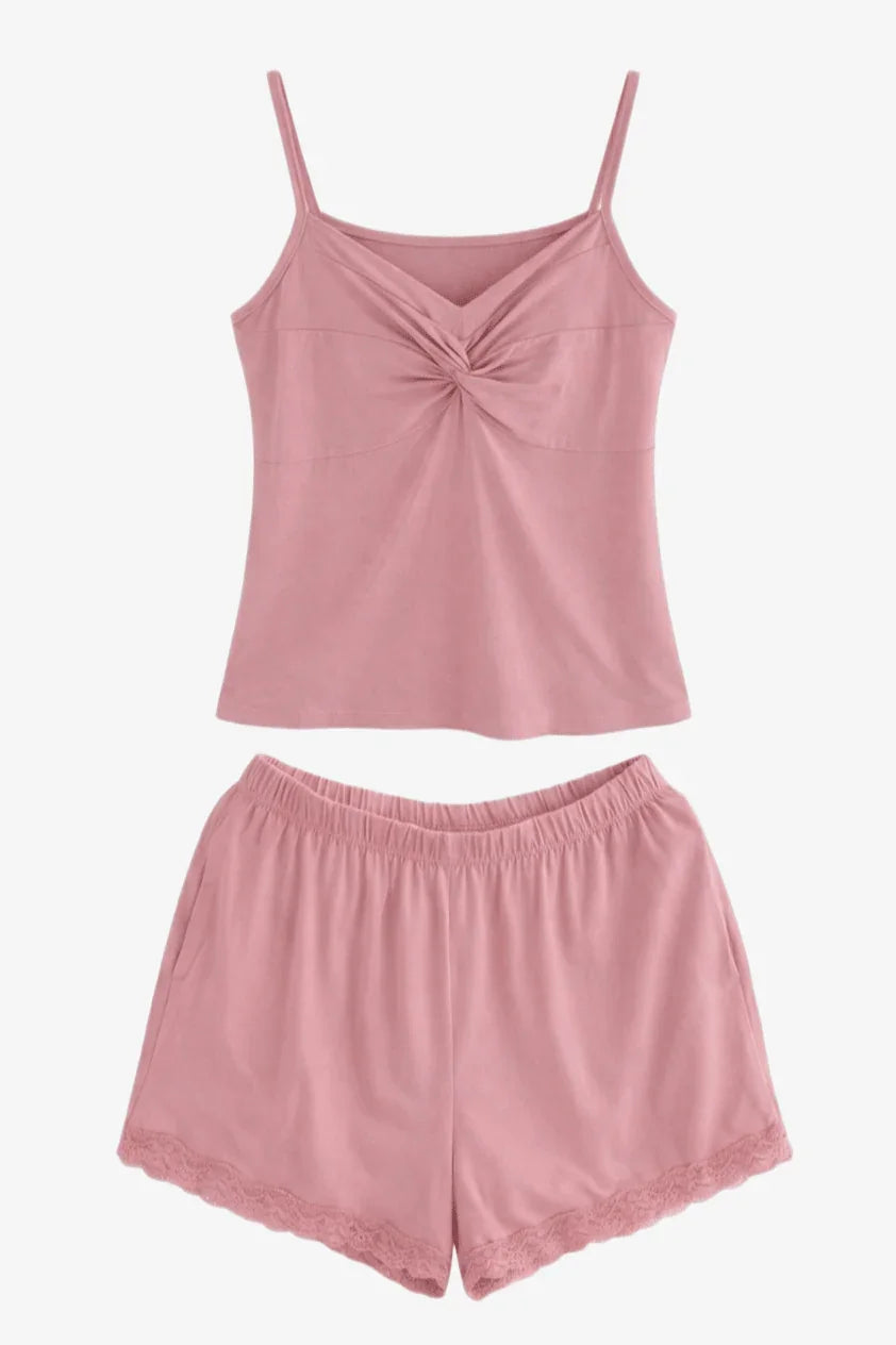 Twist - Front Detail Pyjama Set - Carina - Babazzaro