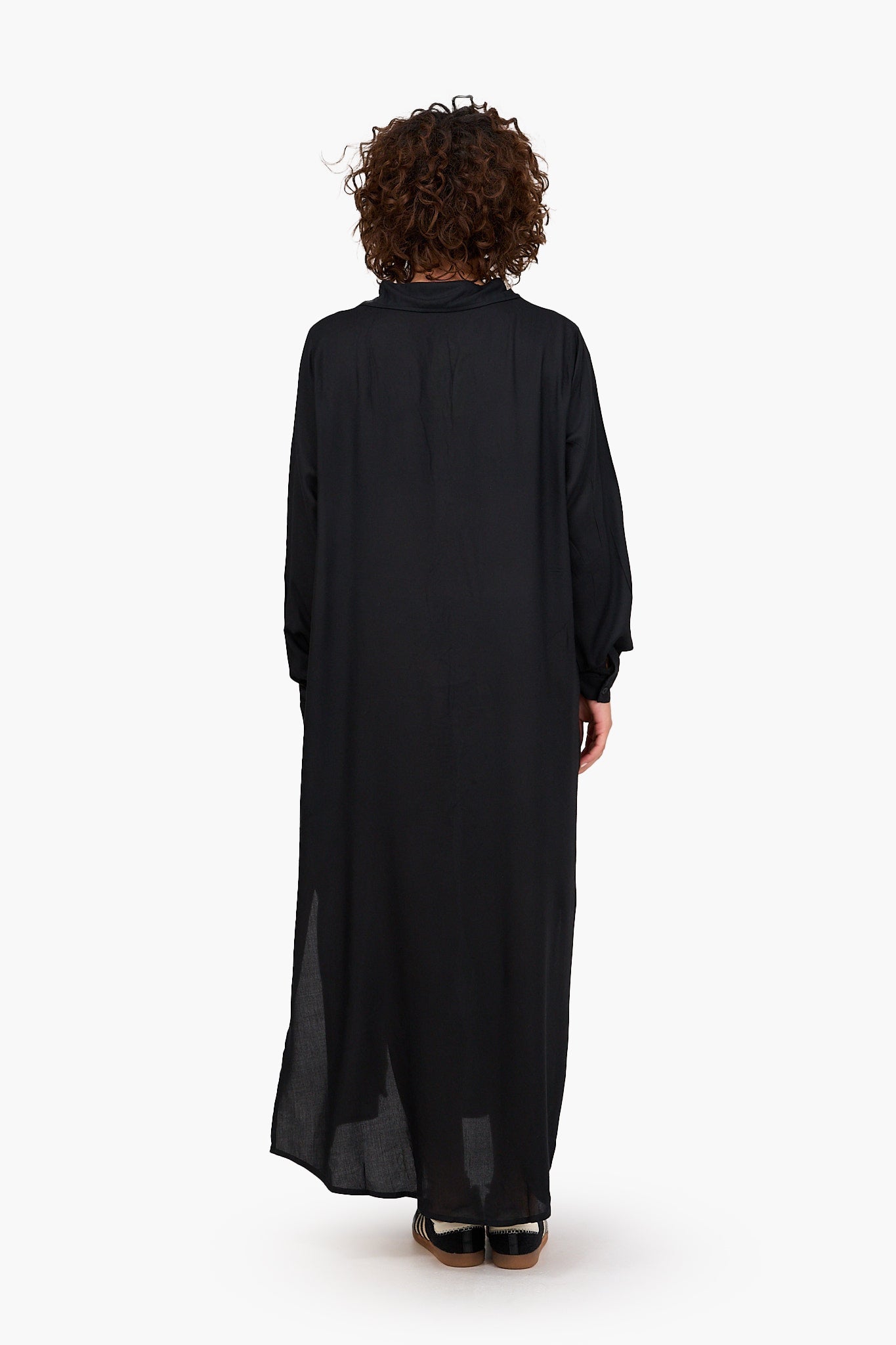 V - Collared Neck Shirt Dress - Clue - Babazzaro