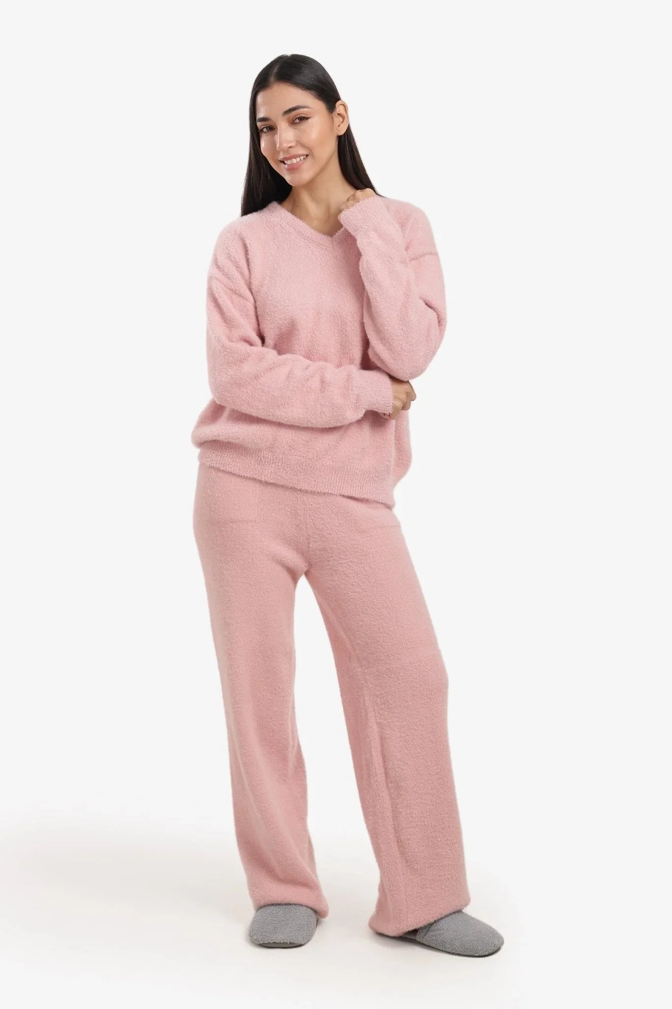 V - Neck Pyjama Set - Carina - Babazzaro