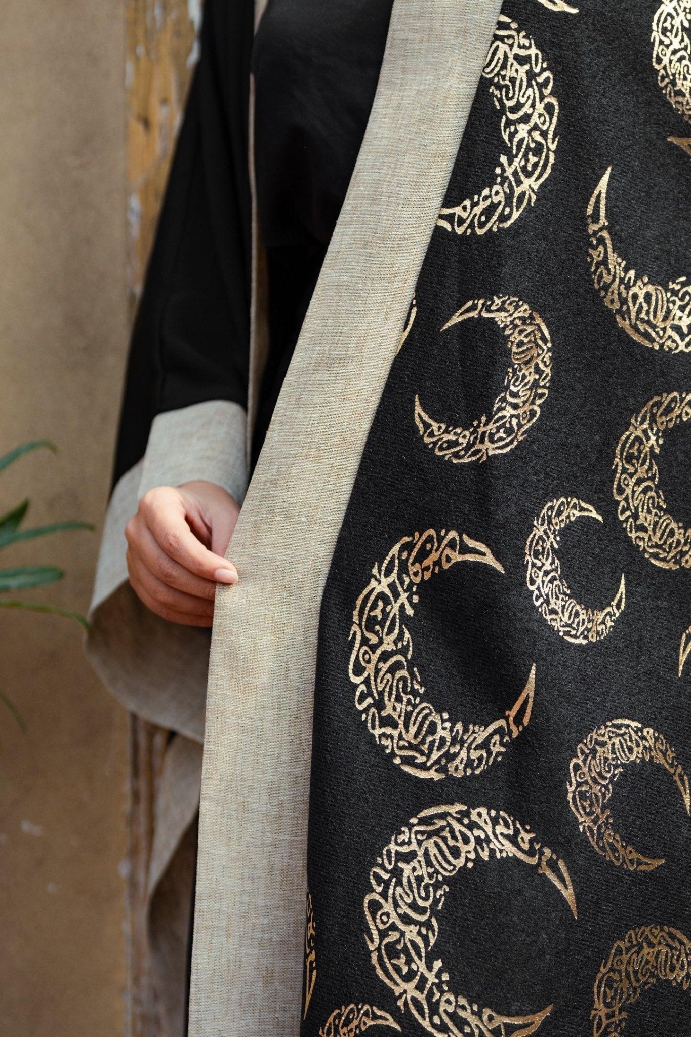 Velvet Crescent Linen Kaftan - Dress Code - Babazzaro