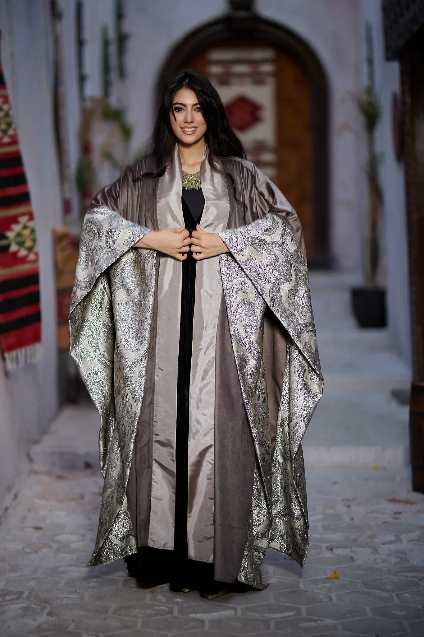 Velvet shawl - Dress Code - Babazzaro