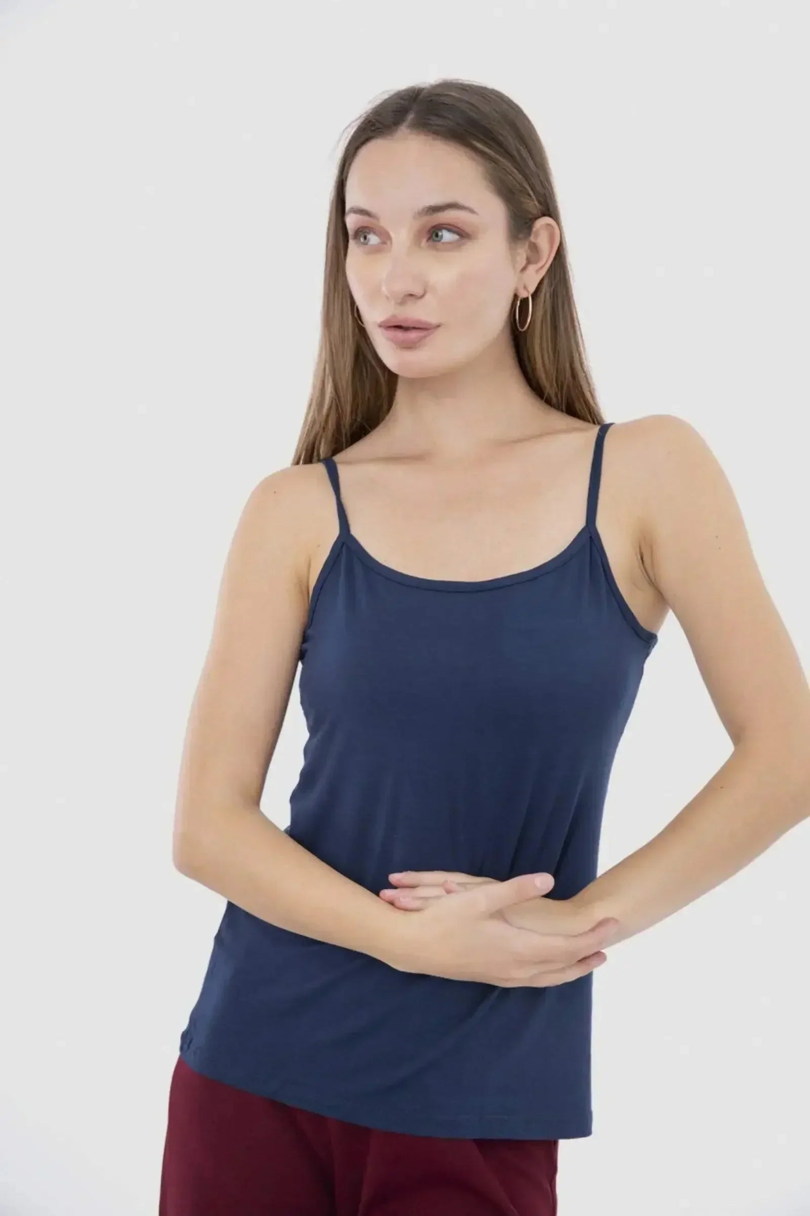 Carina - Viscose Sleeveless Tank Top 14