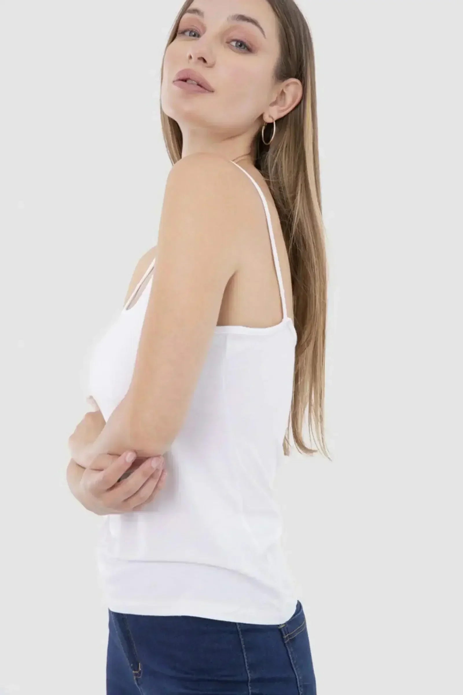 Carina - Viscose Sleeveless Tank Top 6
