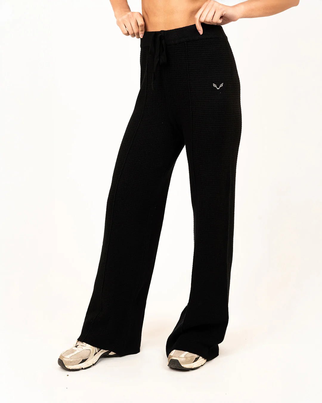 Waffle - Luxe Pants Black - Bfeerce - Babazzaro