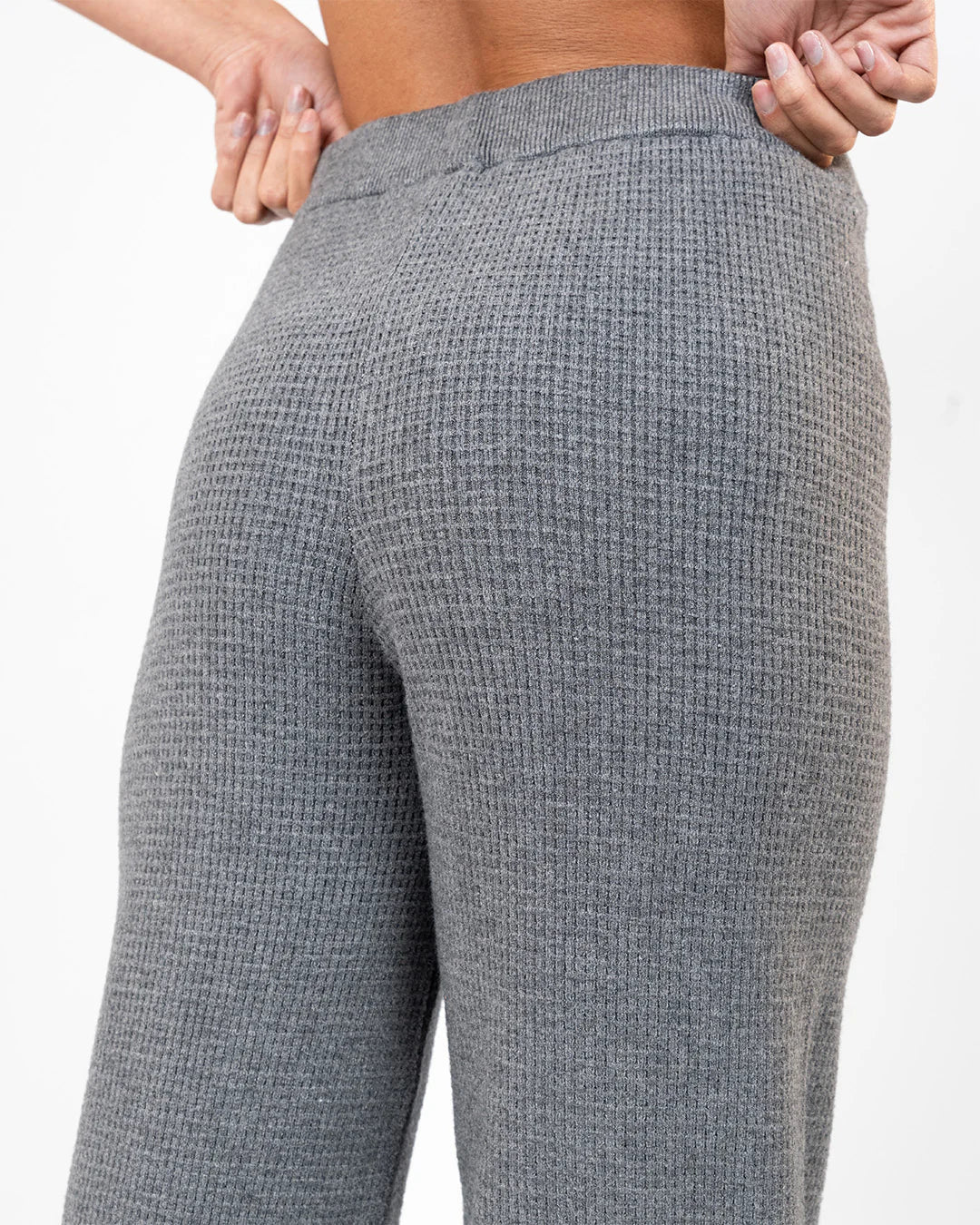 Waffle - Luxe Pants Grey - Bfeerce - Babazzaro