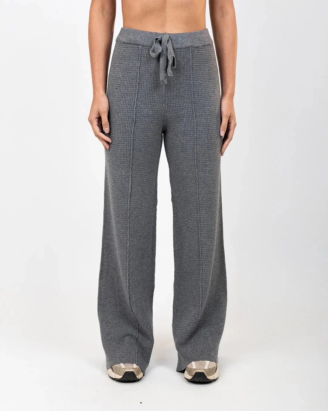 Waffle - Luxe Pants Grey - Bfeerce - Babazzaro