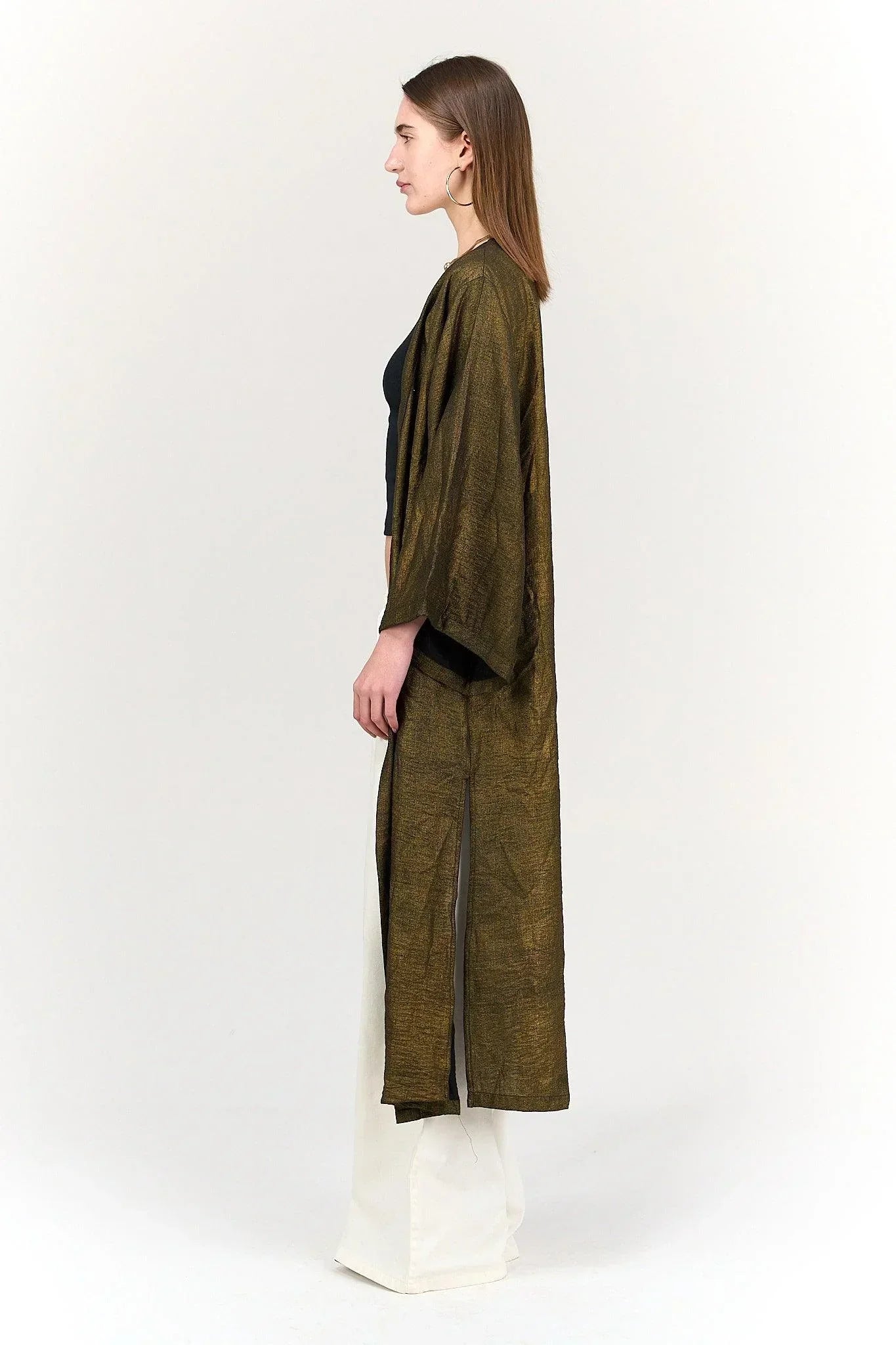 Clue - Linen Open Front Kimono 6