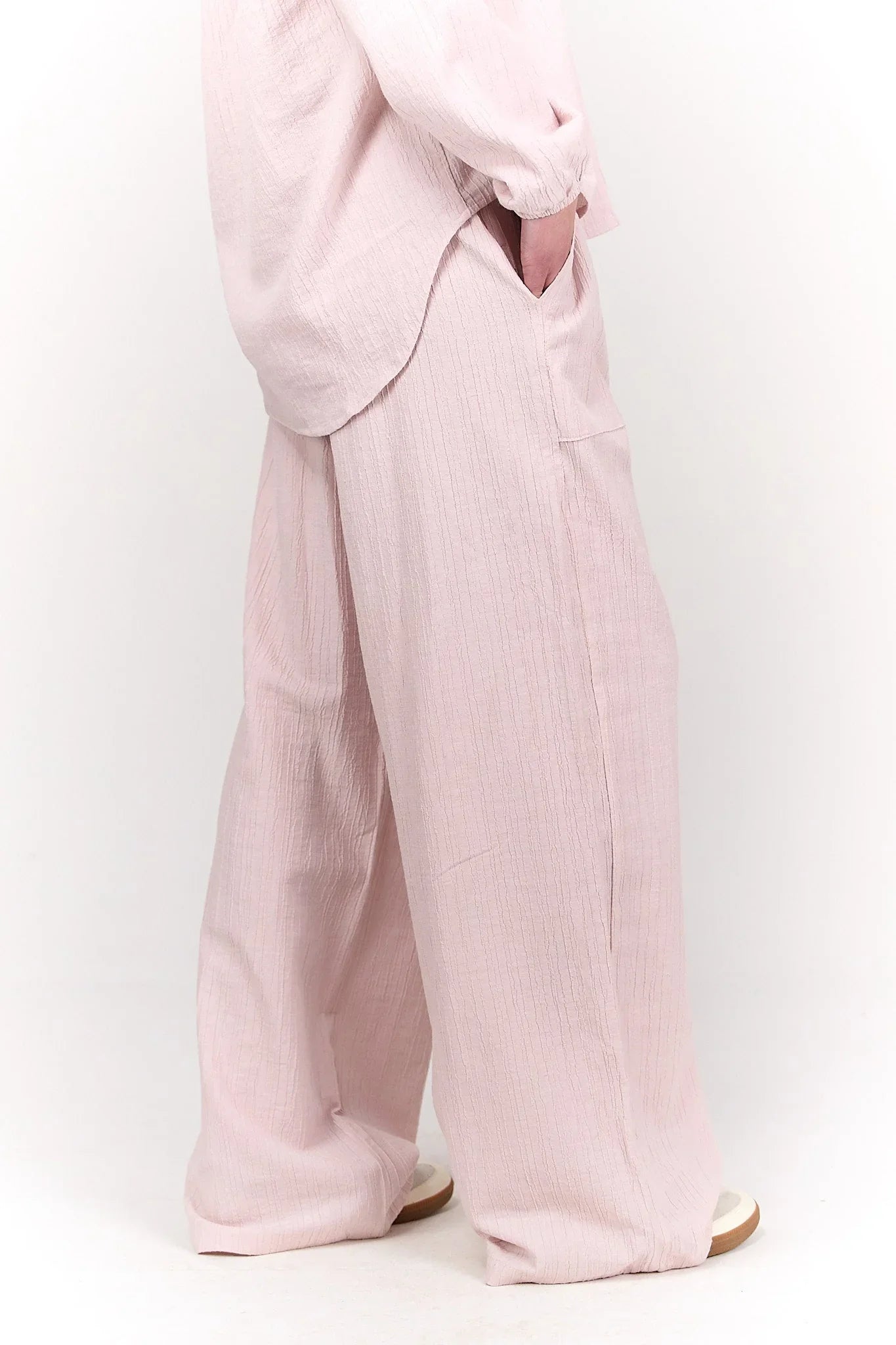 Clue - Self Pattern Tencel Pants 8