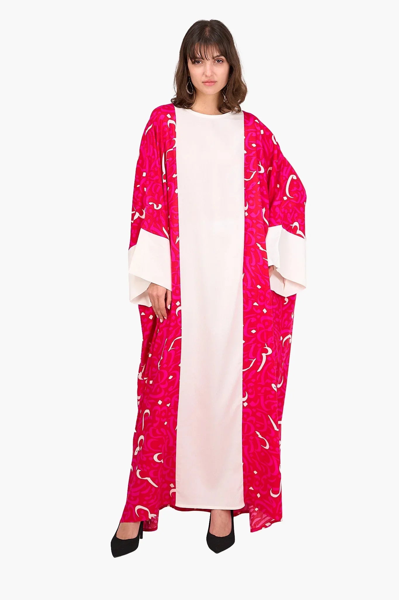 Clue - Printed Arabic Letters Abaya 1