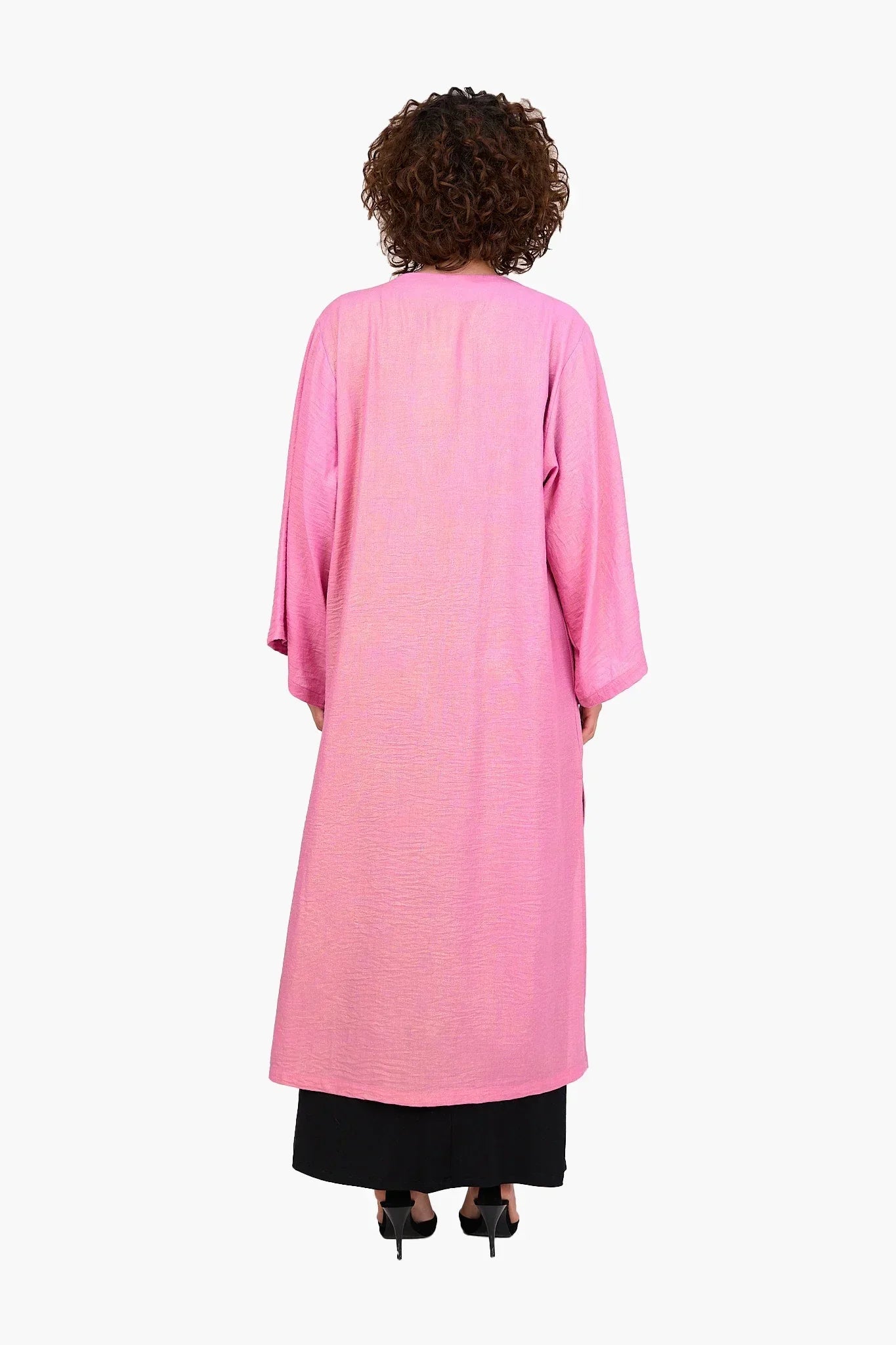 Clue - Linen Open Front Kimono 11