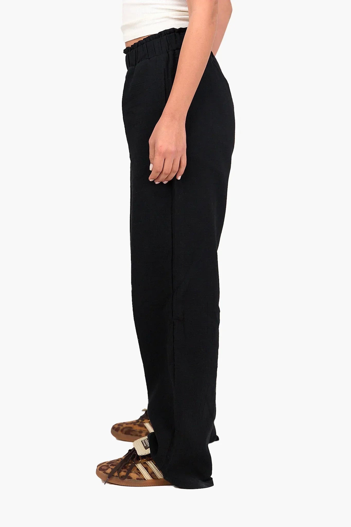 Clue - Relaxed Tencel Wide-Leg Pants 5