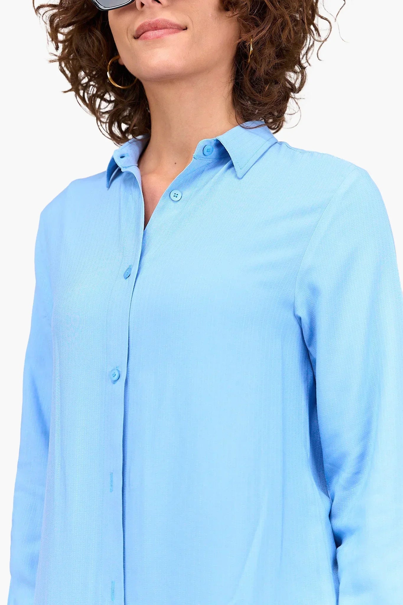 Clue - Rayon Waffle Long Shirt 4