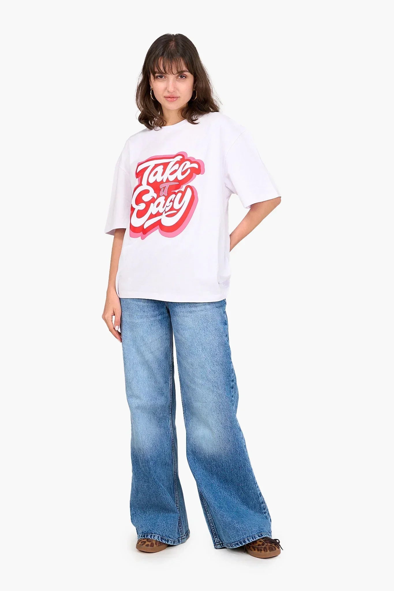 Clue - "Take It Easy" Printed T-Shirt 4