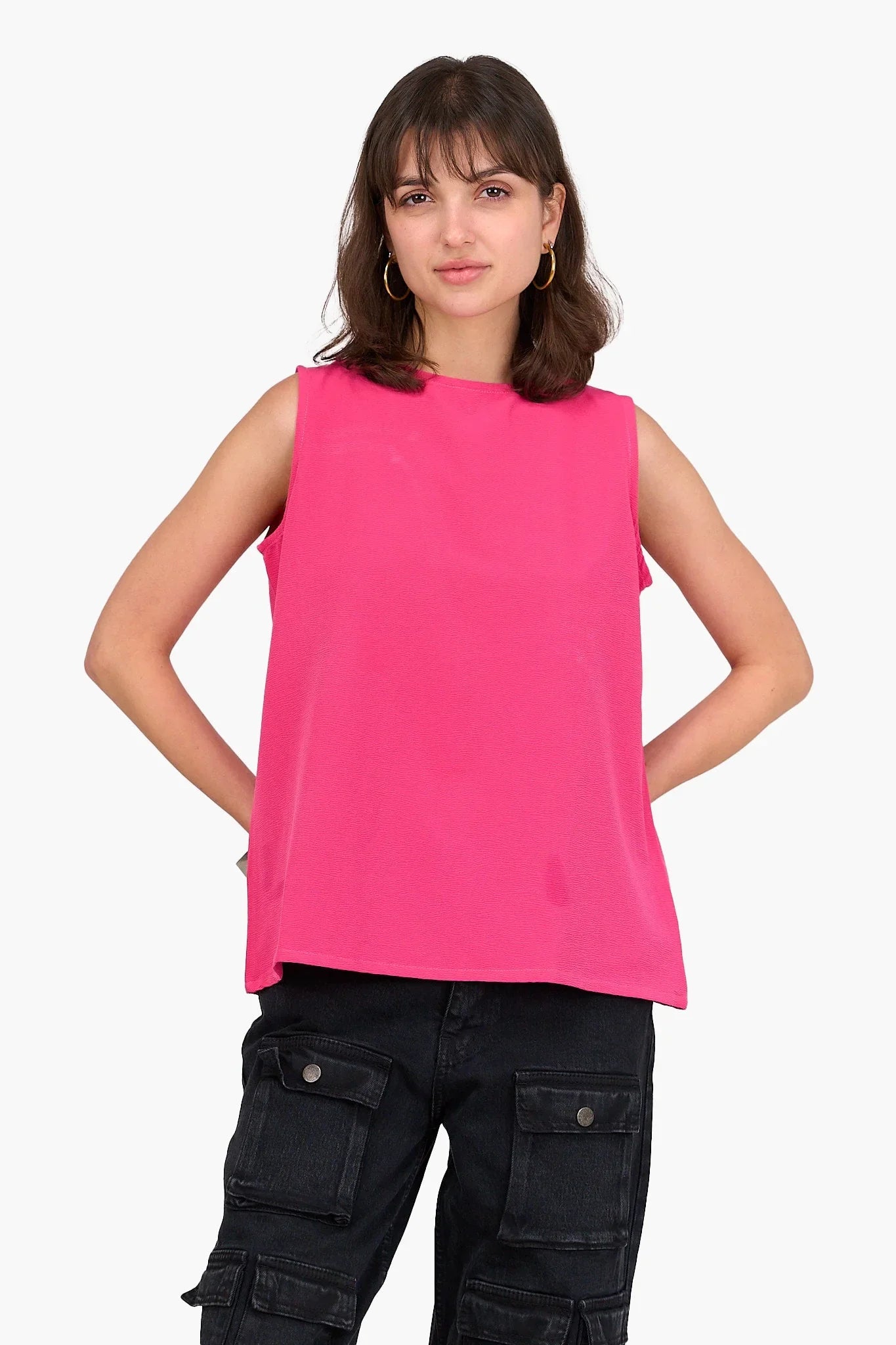 Clue - Tencel Sleeveless Blouse 2