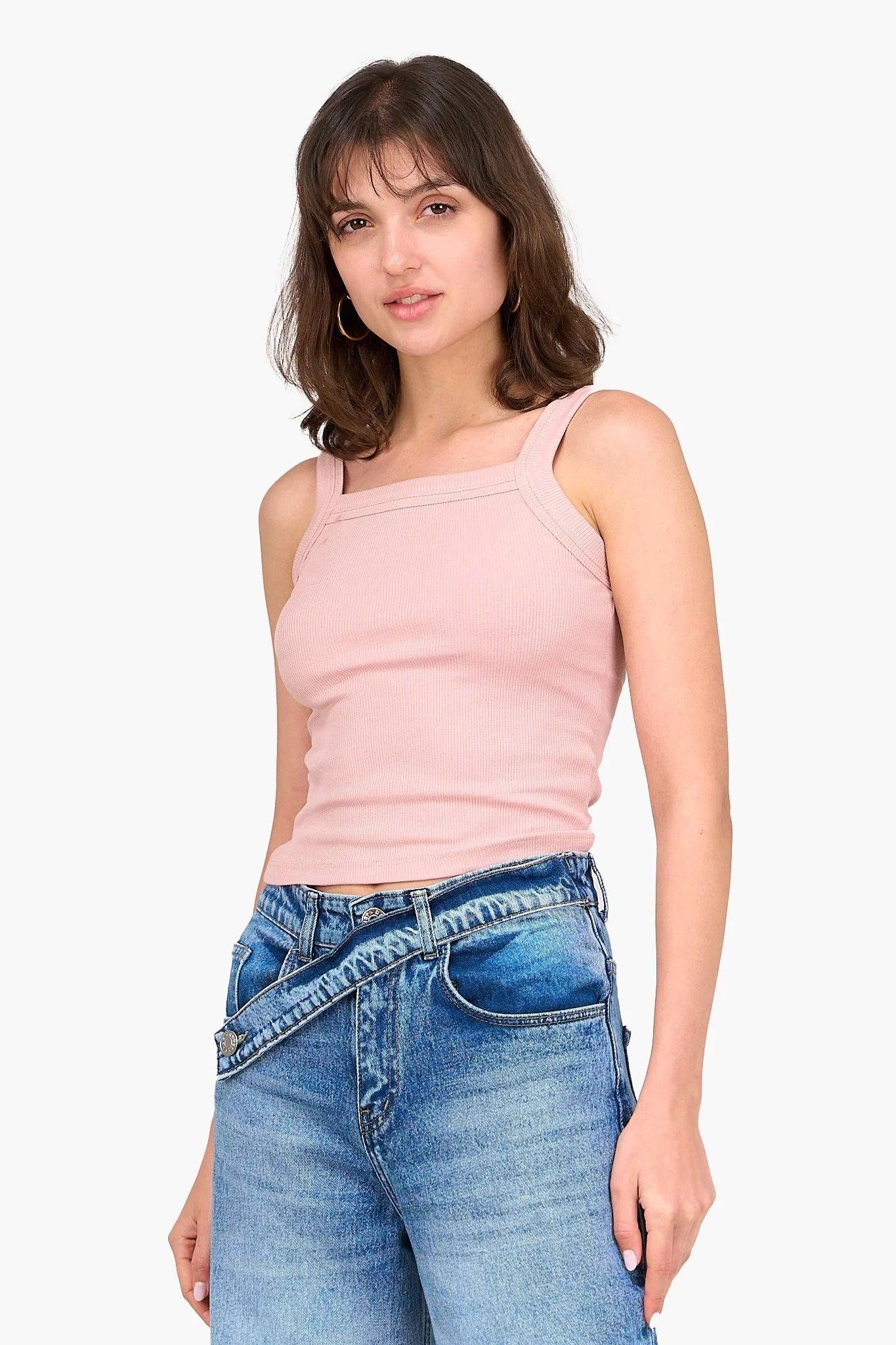 Clue - Square Neck Ribbed Top 7