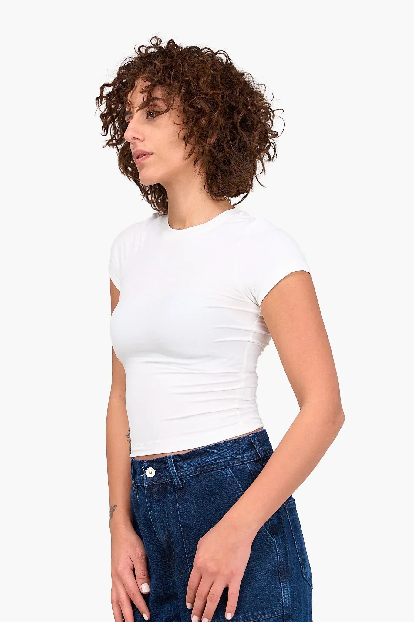 Clue - Round Neck Crop Top 2