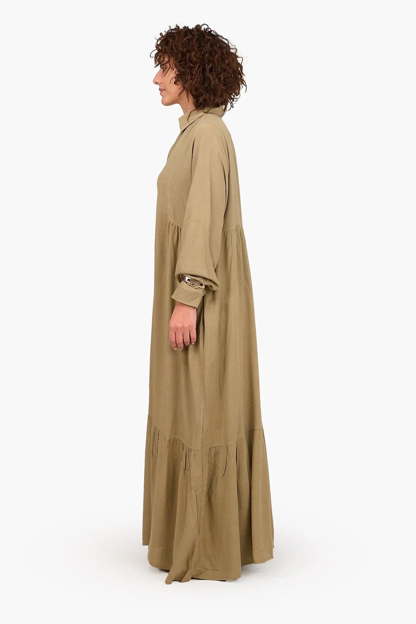 Clue - Buttoned Cuffs Dress 9