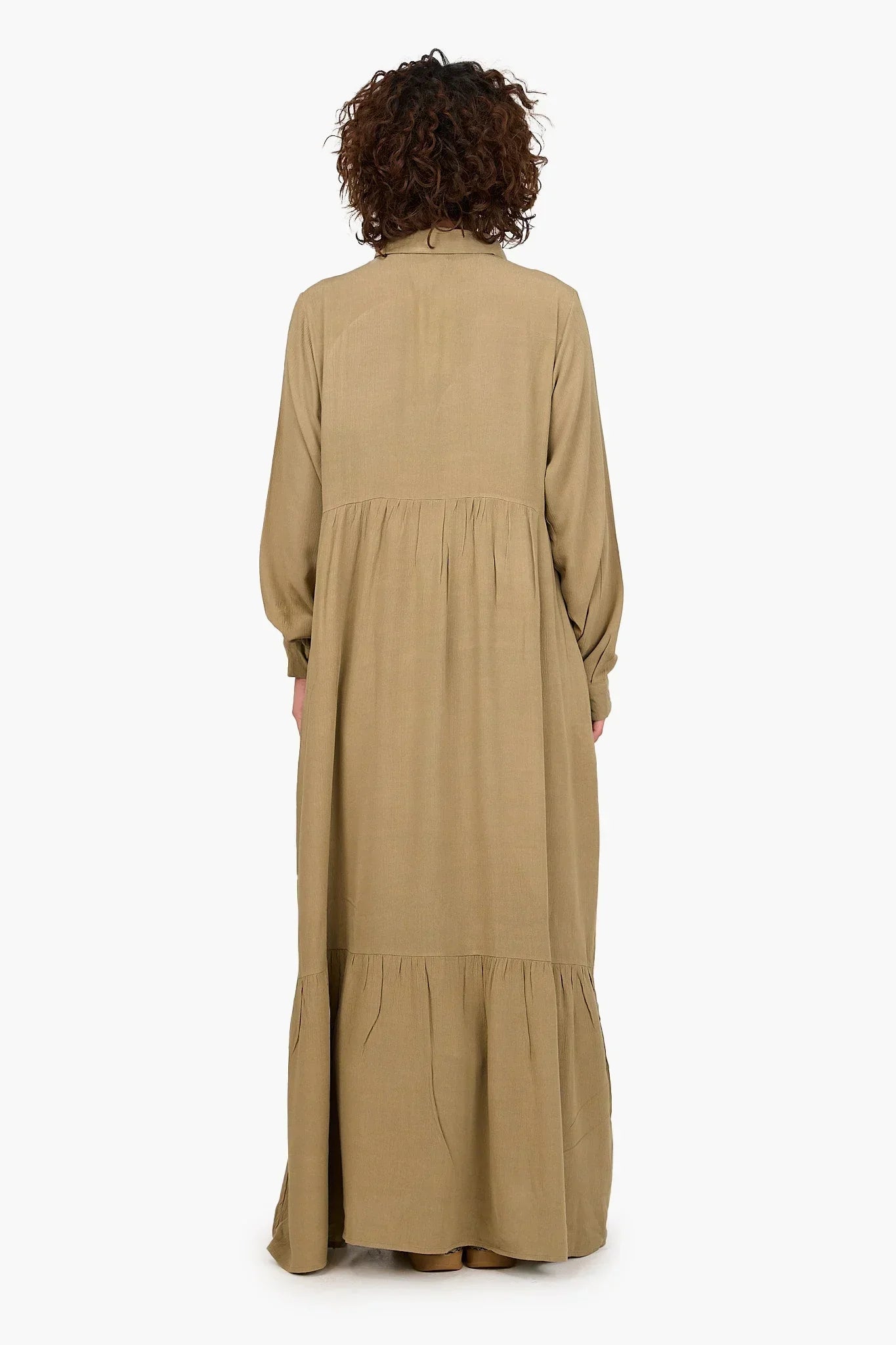 Clue - Buttoned Cuffs Dress 10