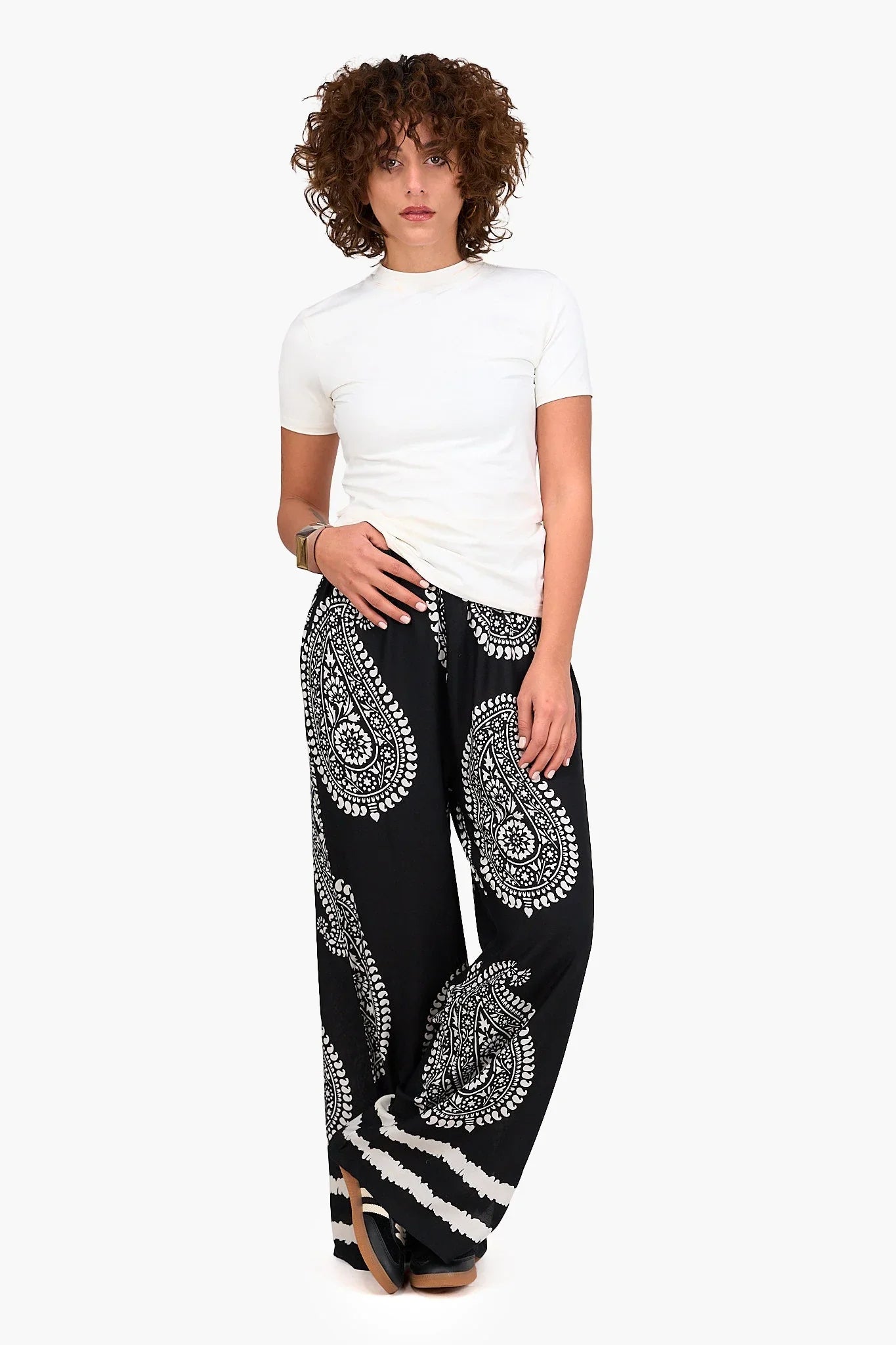 Clue - Black Bohemian Comfy Pants 4