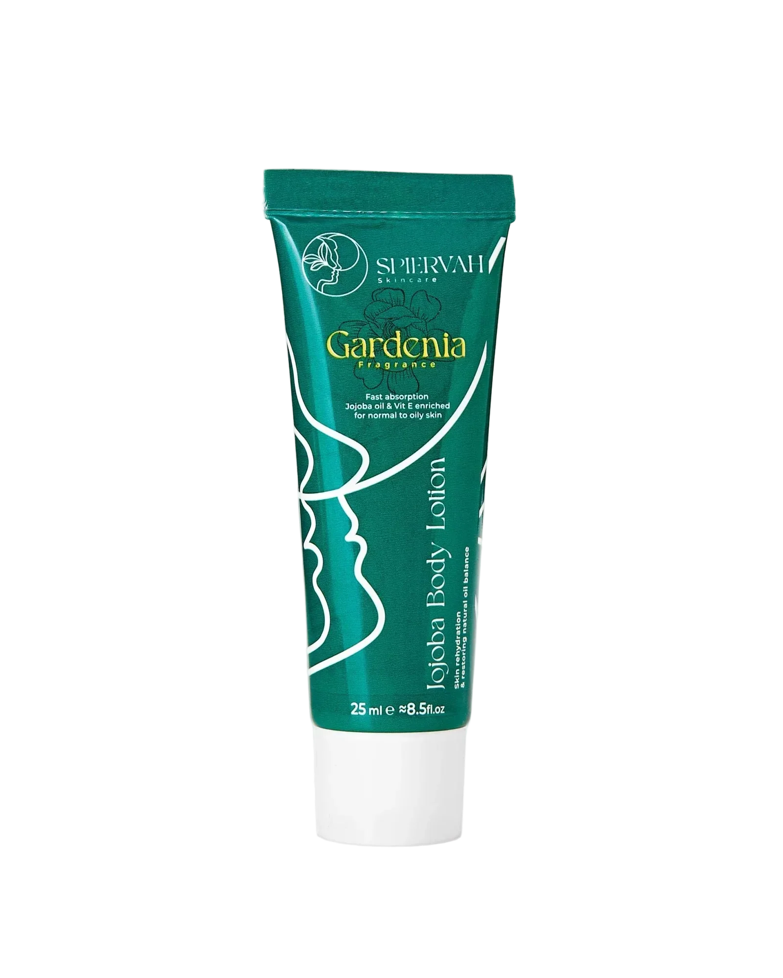 Spiervah Jojoba Body Lotion - Gardenia- 25 ml Travel Size - Spiervah 1