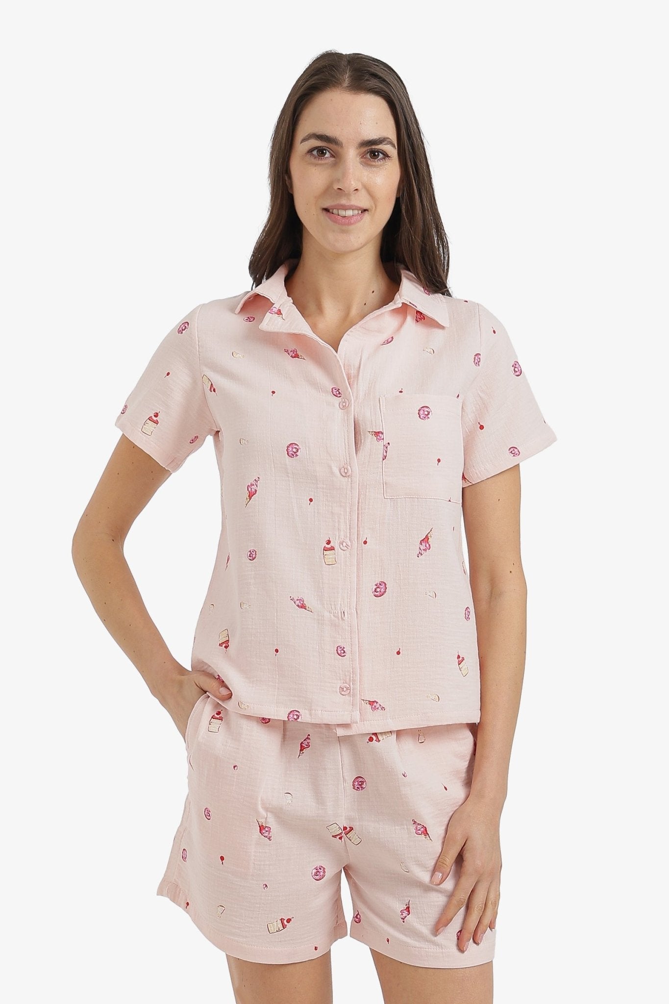 Whimsical Dessert Pyjama Set - Carina - Babazzaro
