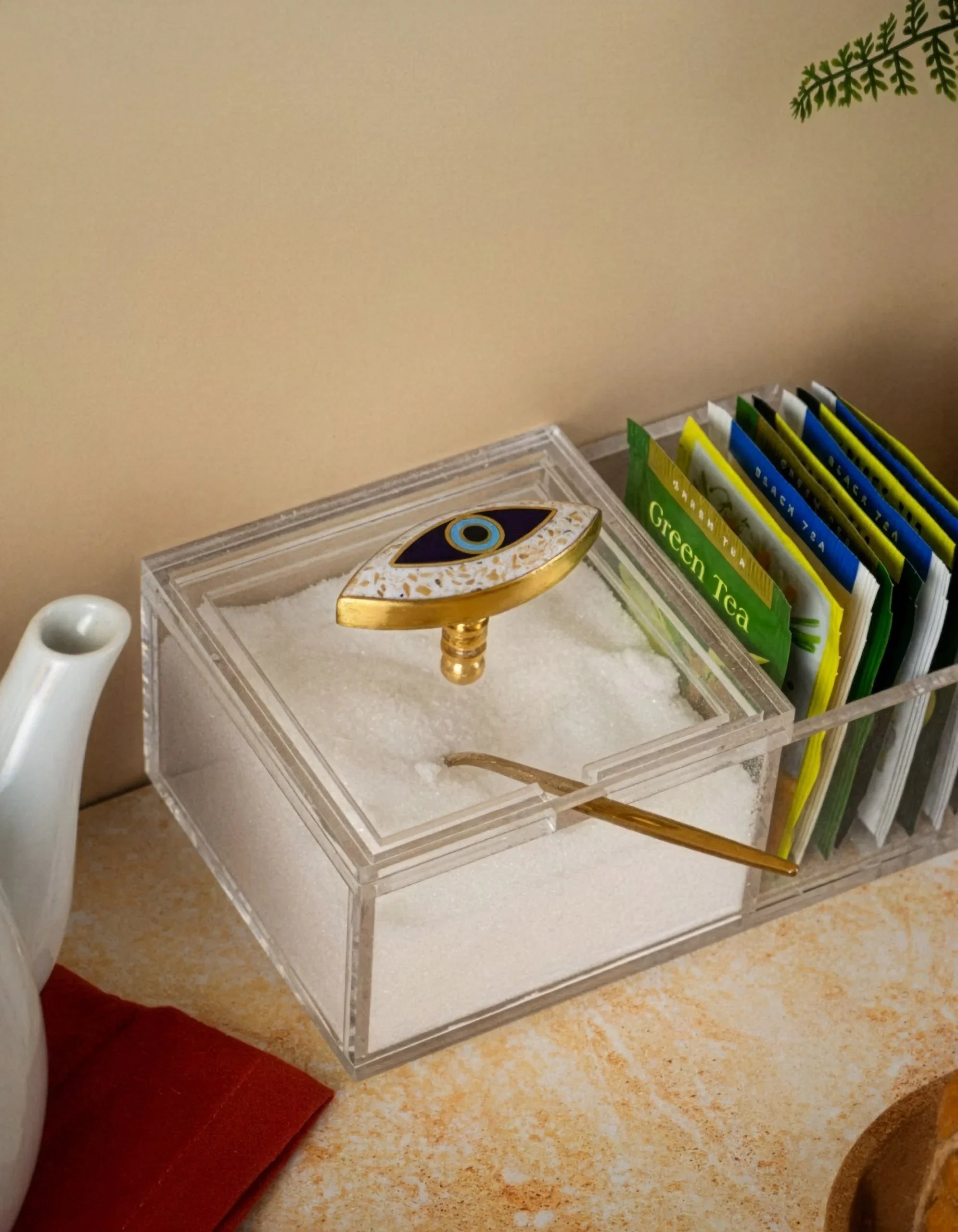 Rechote - Sugar Organizer - Offwhite Evil Eye 1