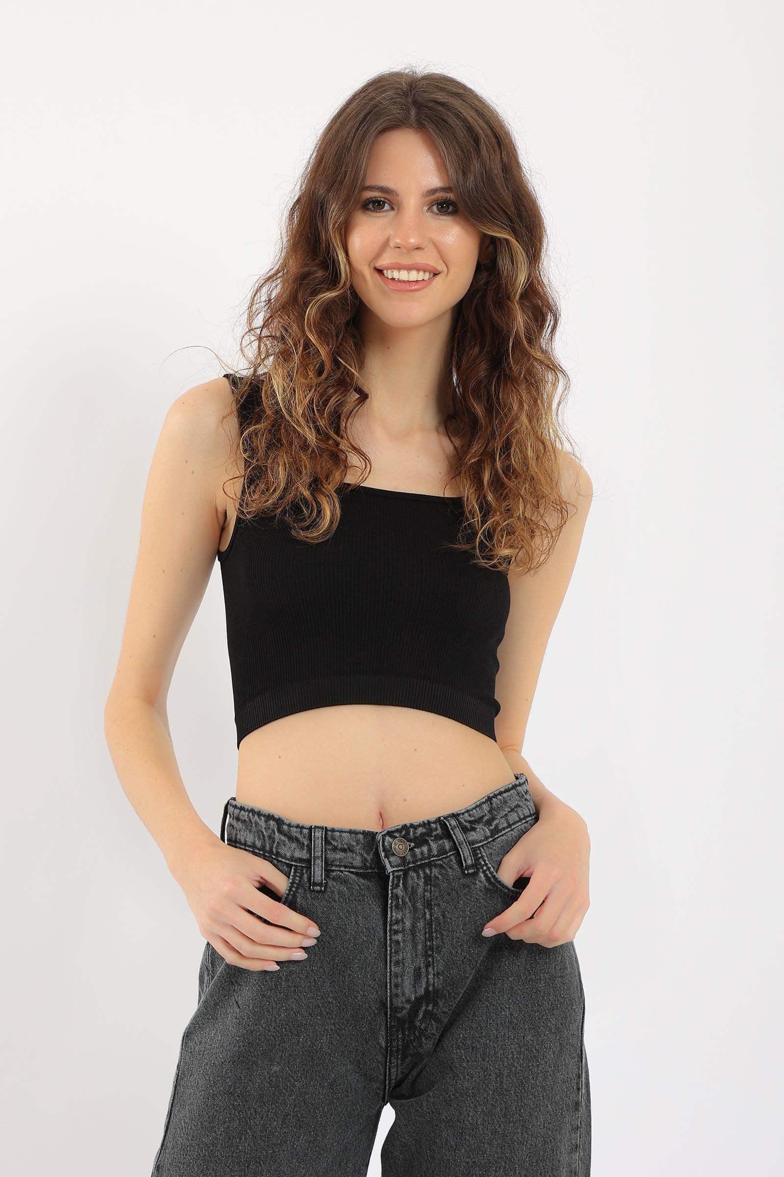Carina - Wide Strap Crop Top 1