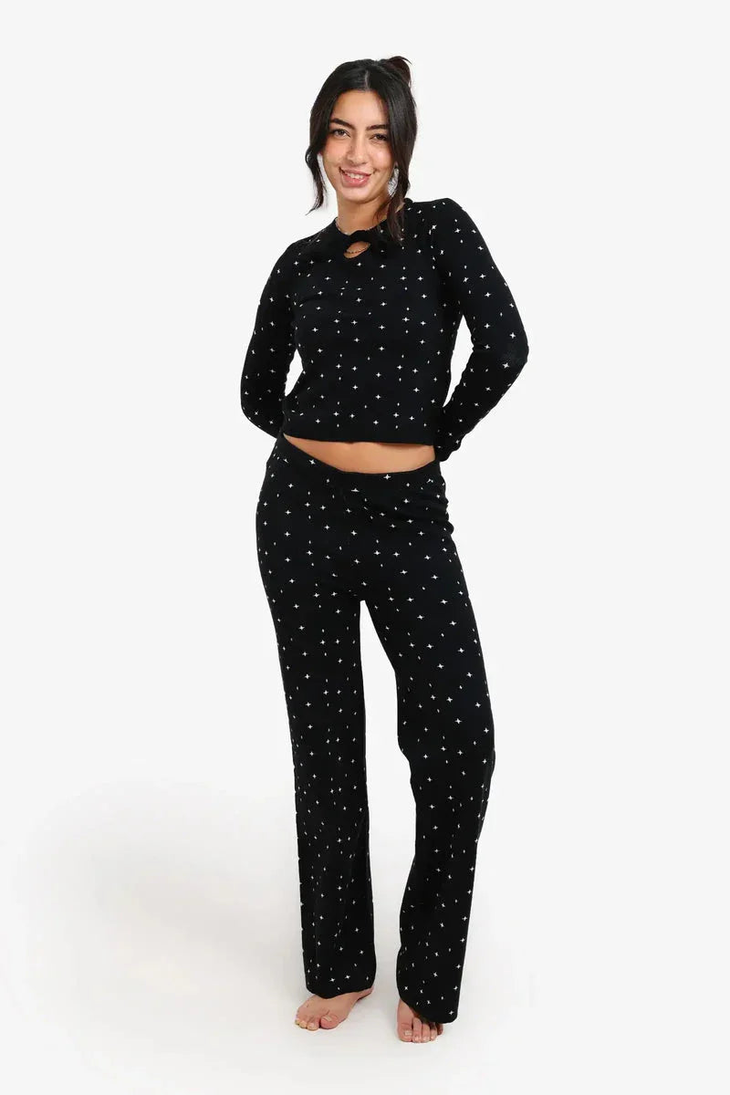 Carina - Pyjama Set with Keyhole Cutout 1