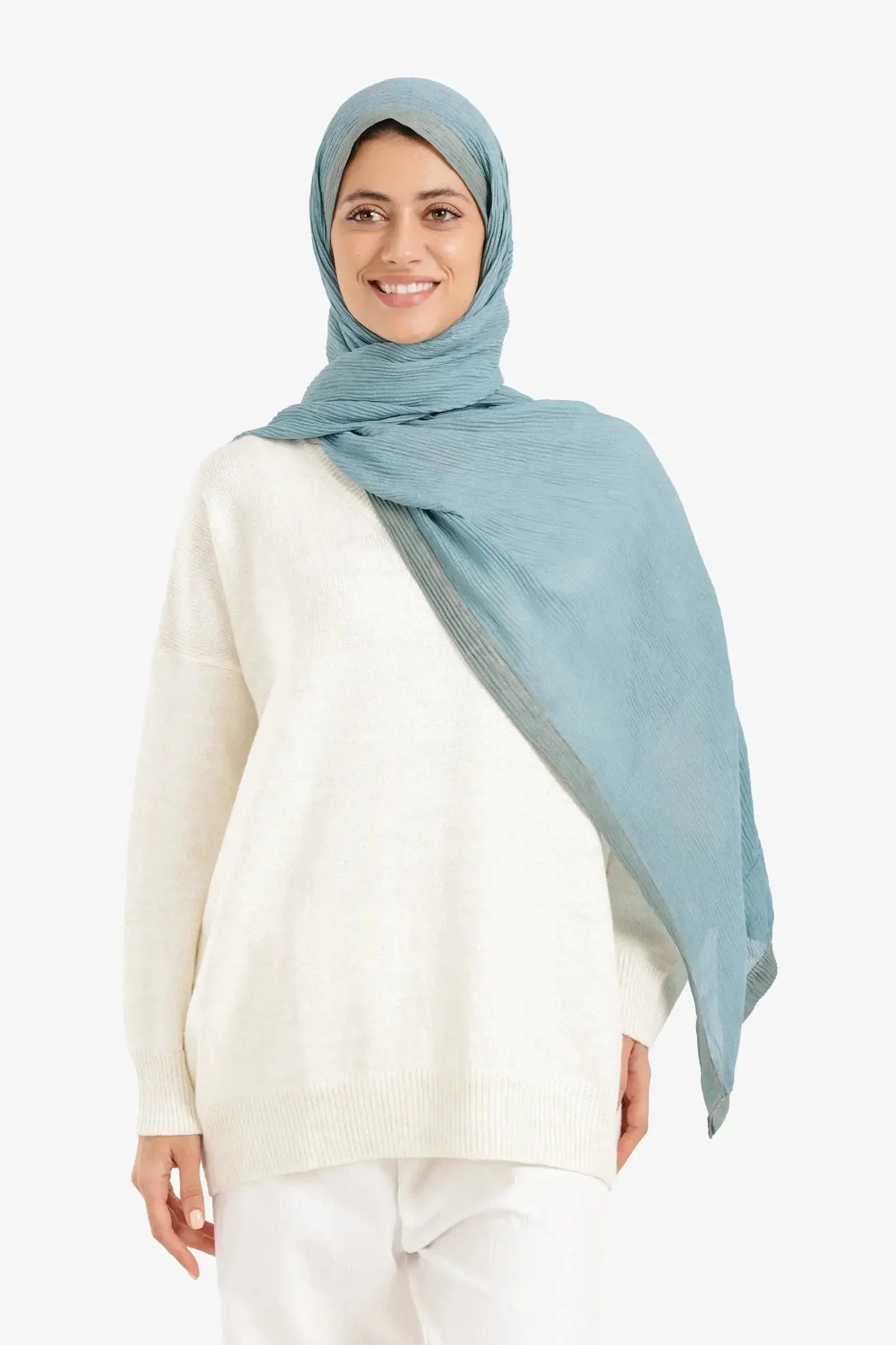 Carina - Plain Bliss Satin Scarf 2