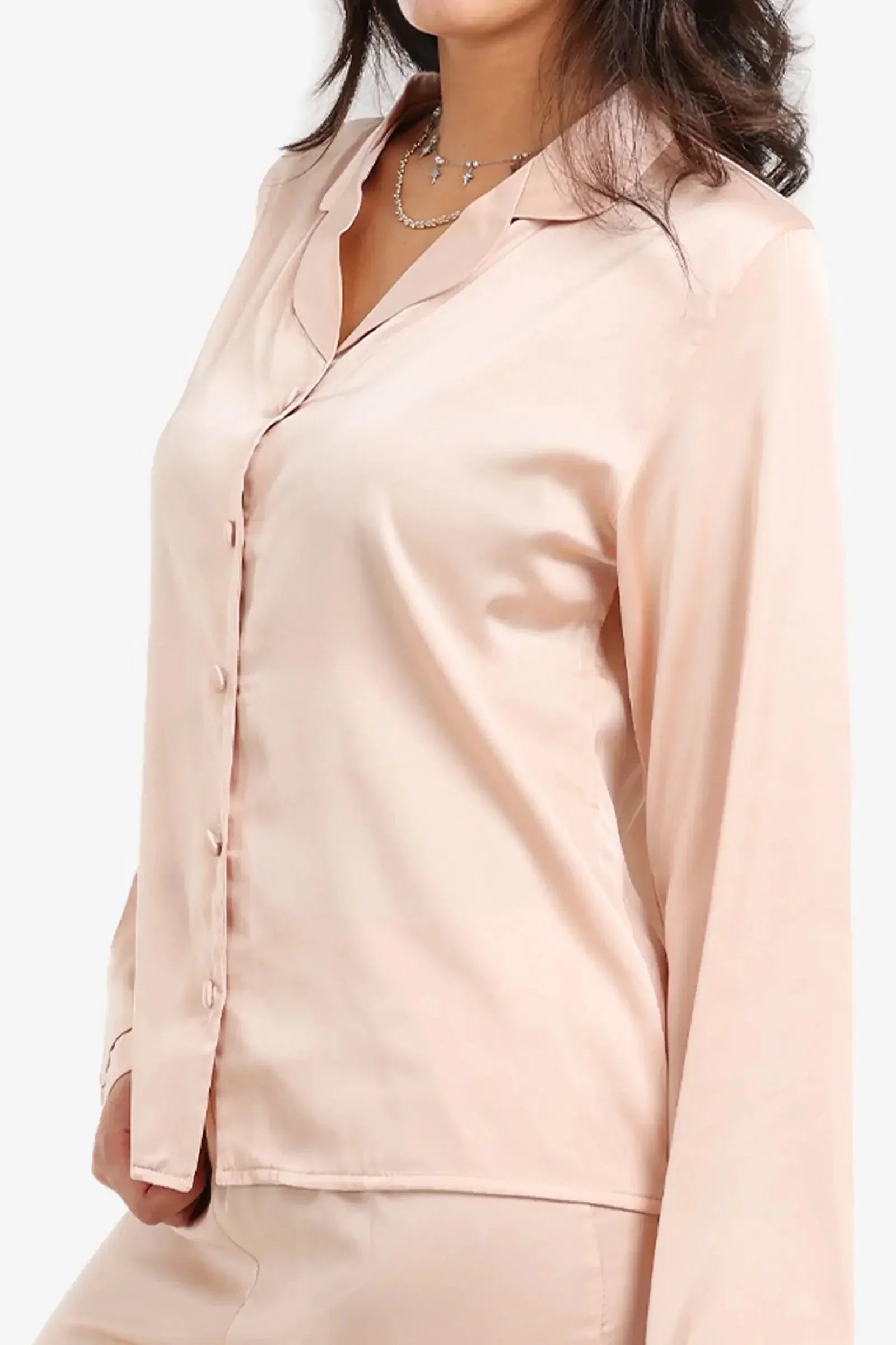 Carina - Classic Satin Pyjama Set 5