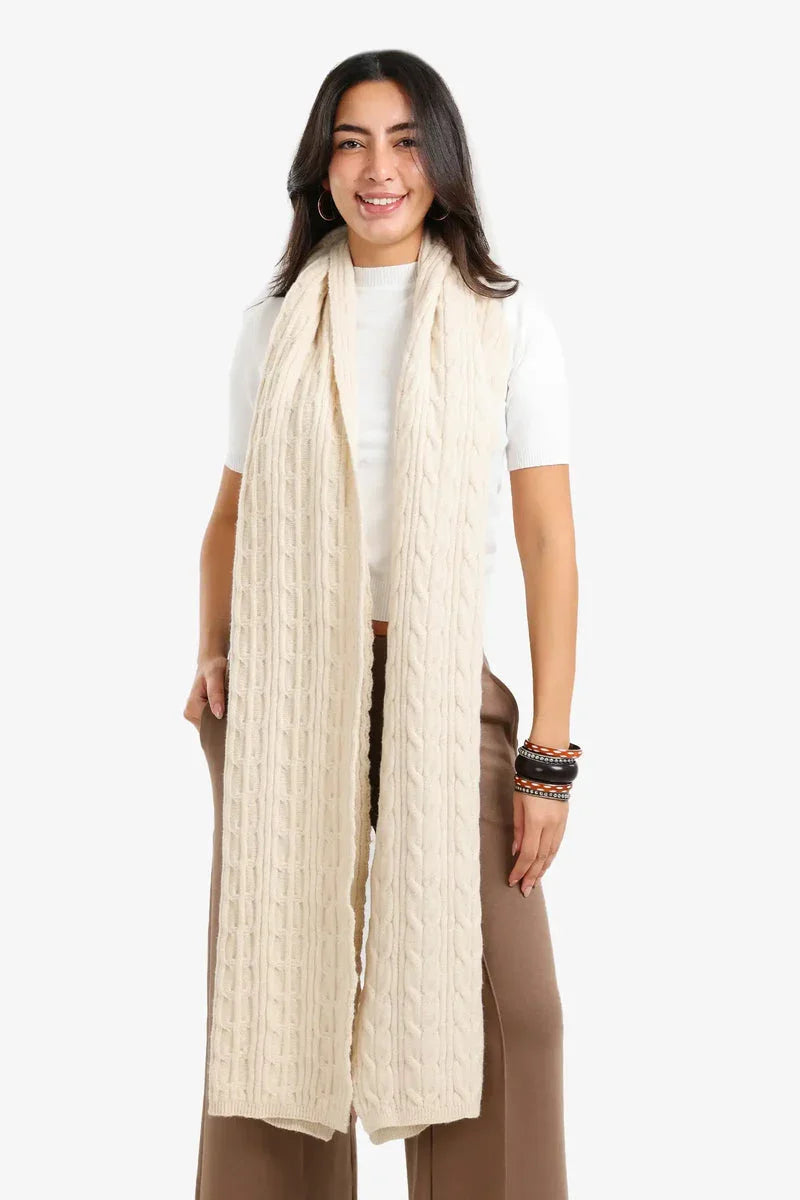 Carina - Braided Pattern Scarf 2