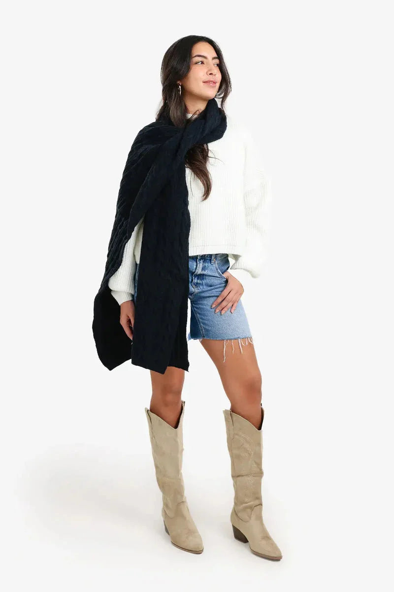 Carina - Braided Pattern Scarf 7