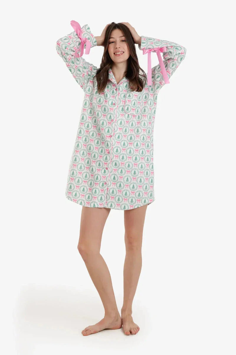 Carina - Bow-Sleeve Night Shirt 4