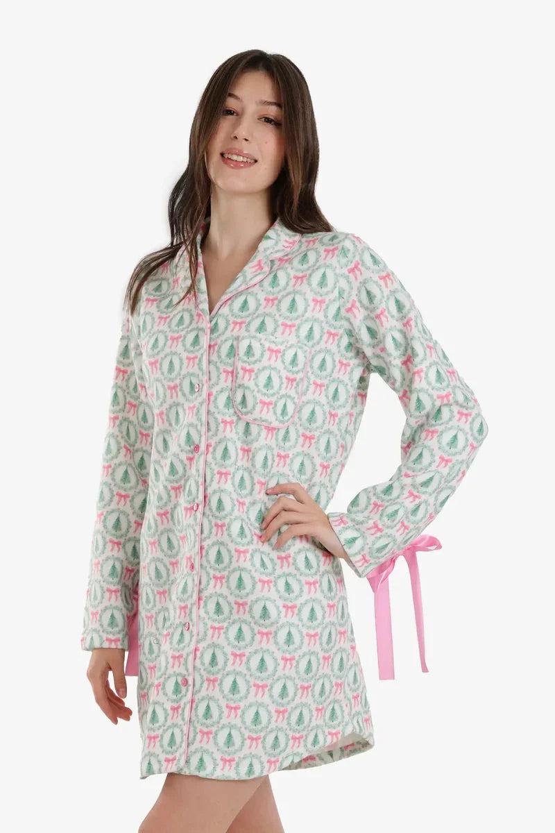 Carina - Bow-Sleeve Night Shirt 1