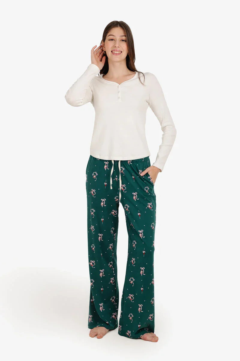 Carina - Wide-Neck Pyjama Set 1
