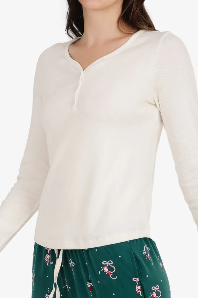 Carina - Wide-Neck Pyjama Set 5