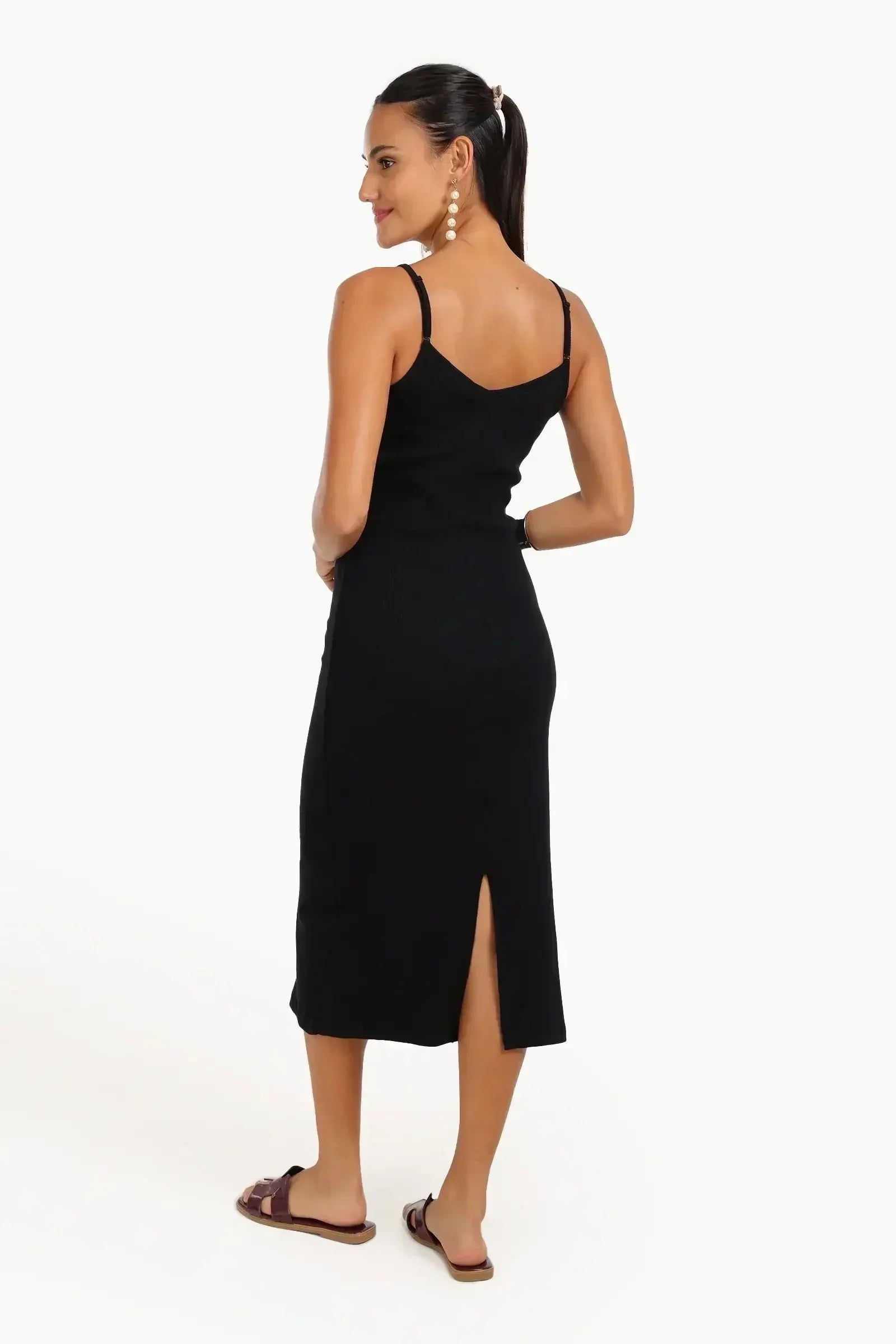 Carina - Ribbed Midi Dress 8