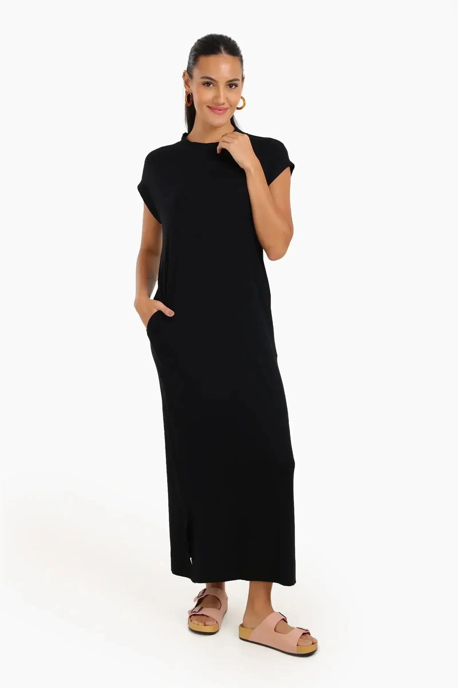 Carina - Casual Solid Pattern Dress 9