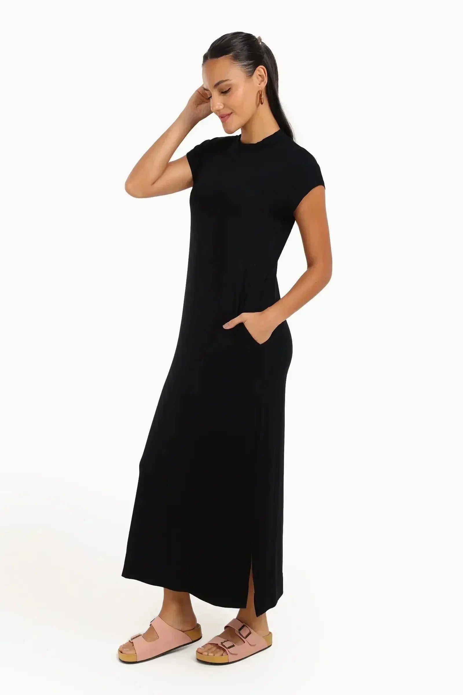 Carina - Casual Solid Pattern Dress 11