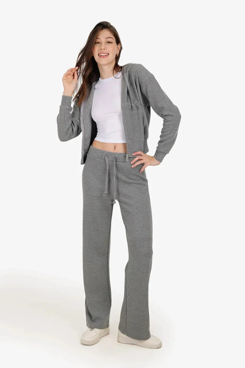 Carina - Hooded Ribbed Lounge Sweatshirt 9