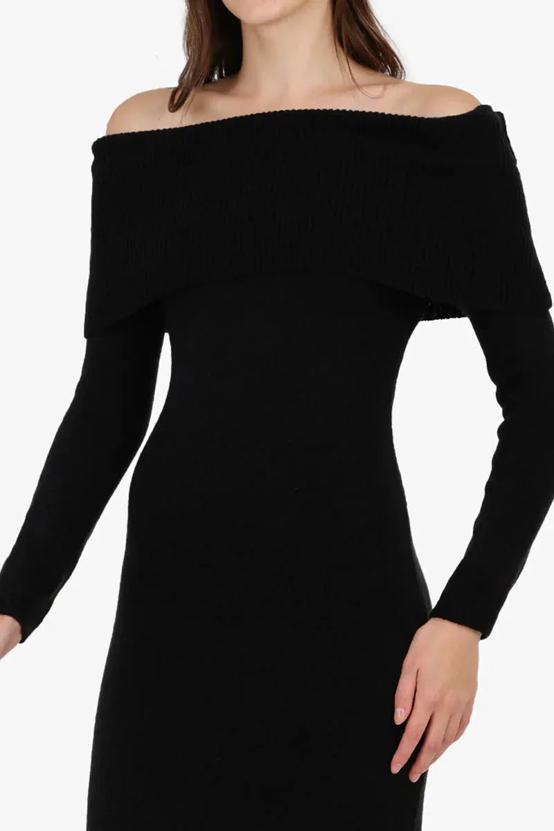 Carina - Off Shoulder Midi Dress 4