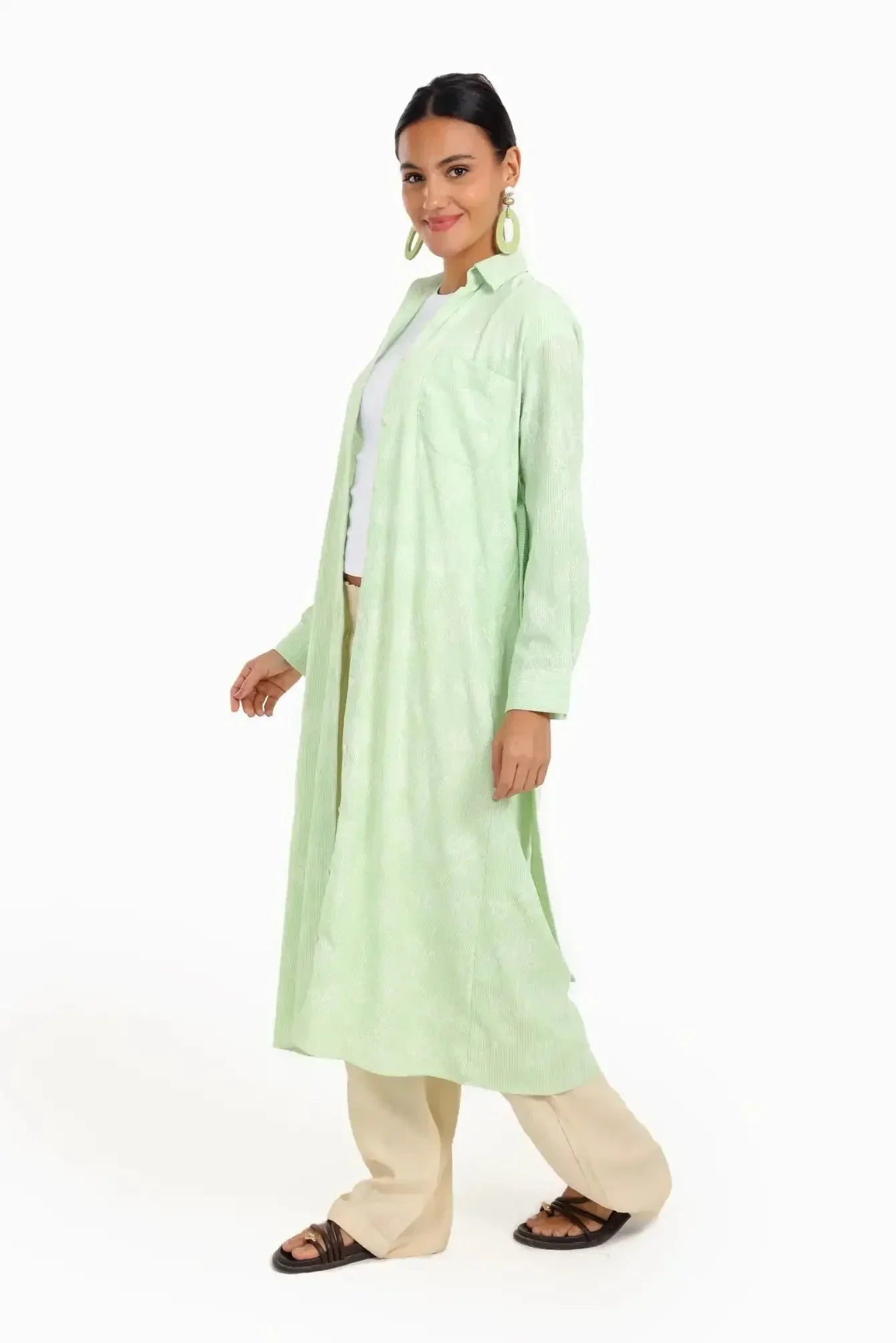 Carina - Printed Midi Shirt Dress 6