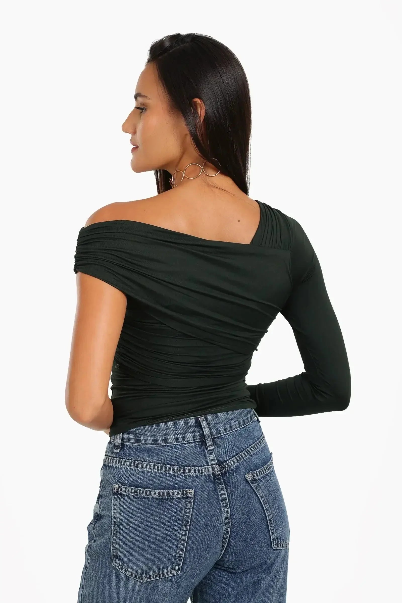 Carina - Rushed Off Shoulder Top 7