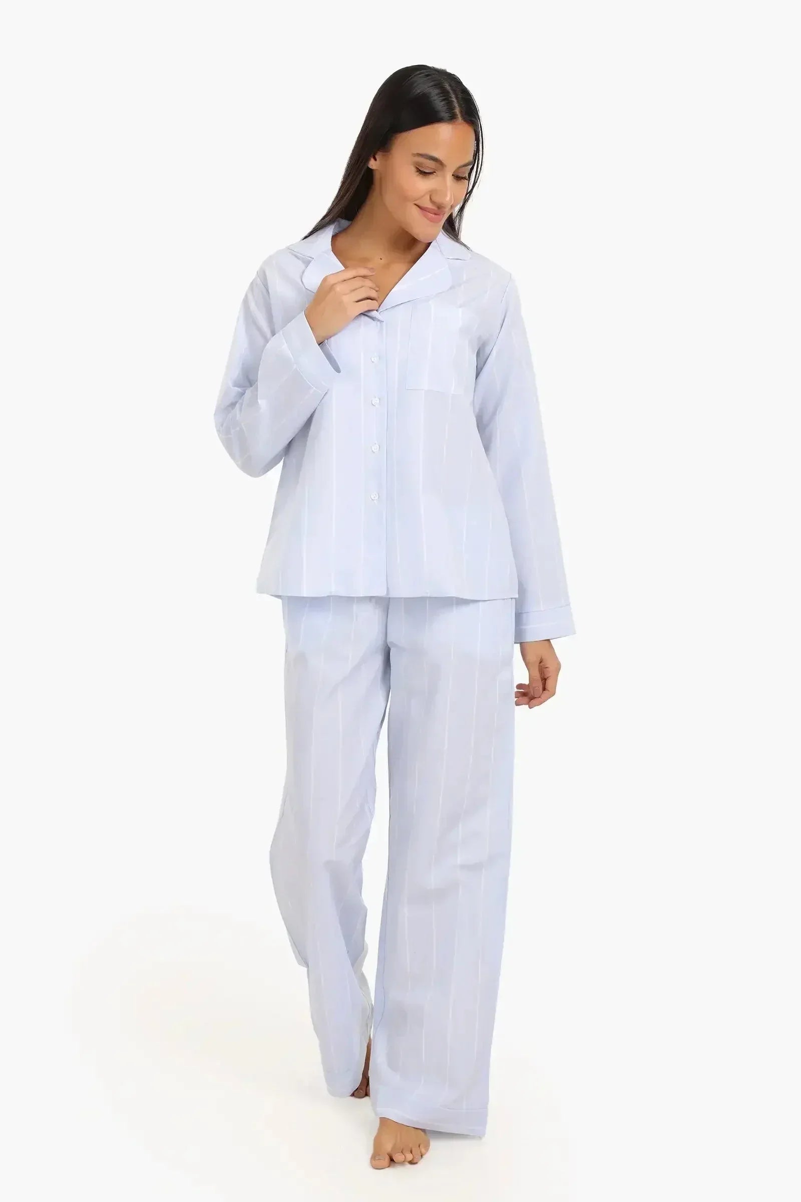 Carina - Striped Classic Pyjama Set 8