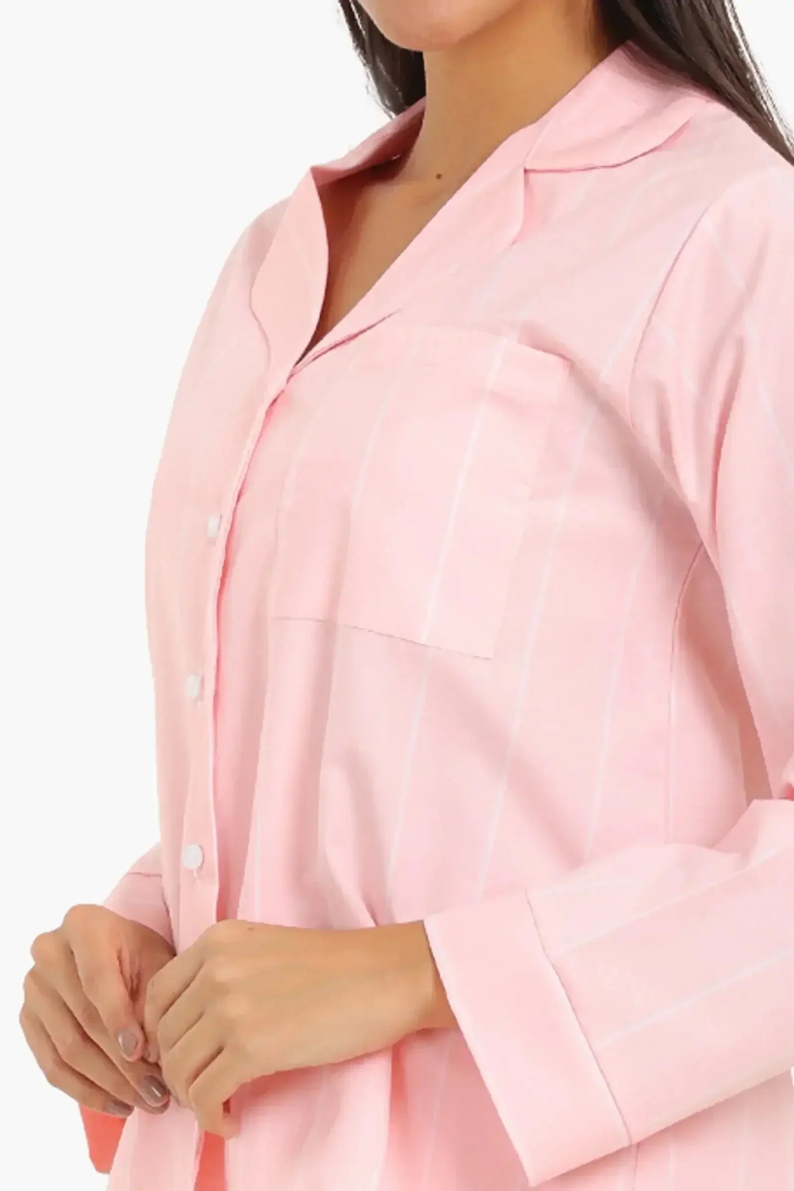 Carina - Striped Classic Pyjama Set 3