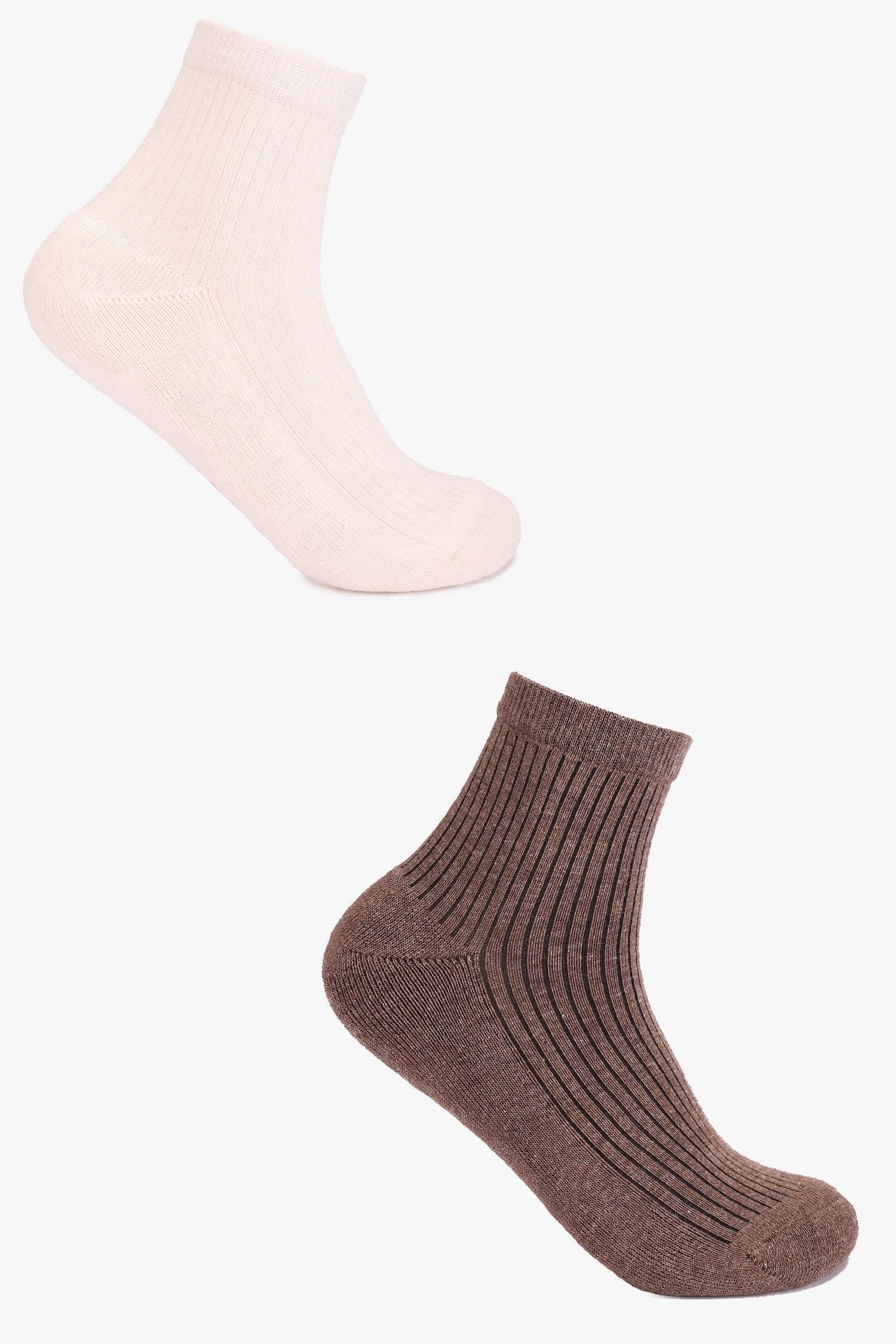 Carina - Ribbed Socks - 2 Pairs 1