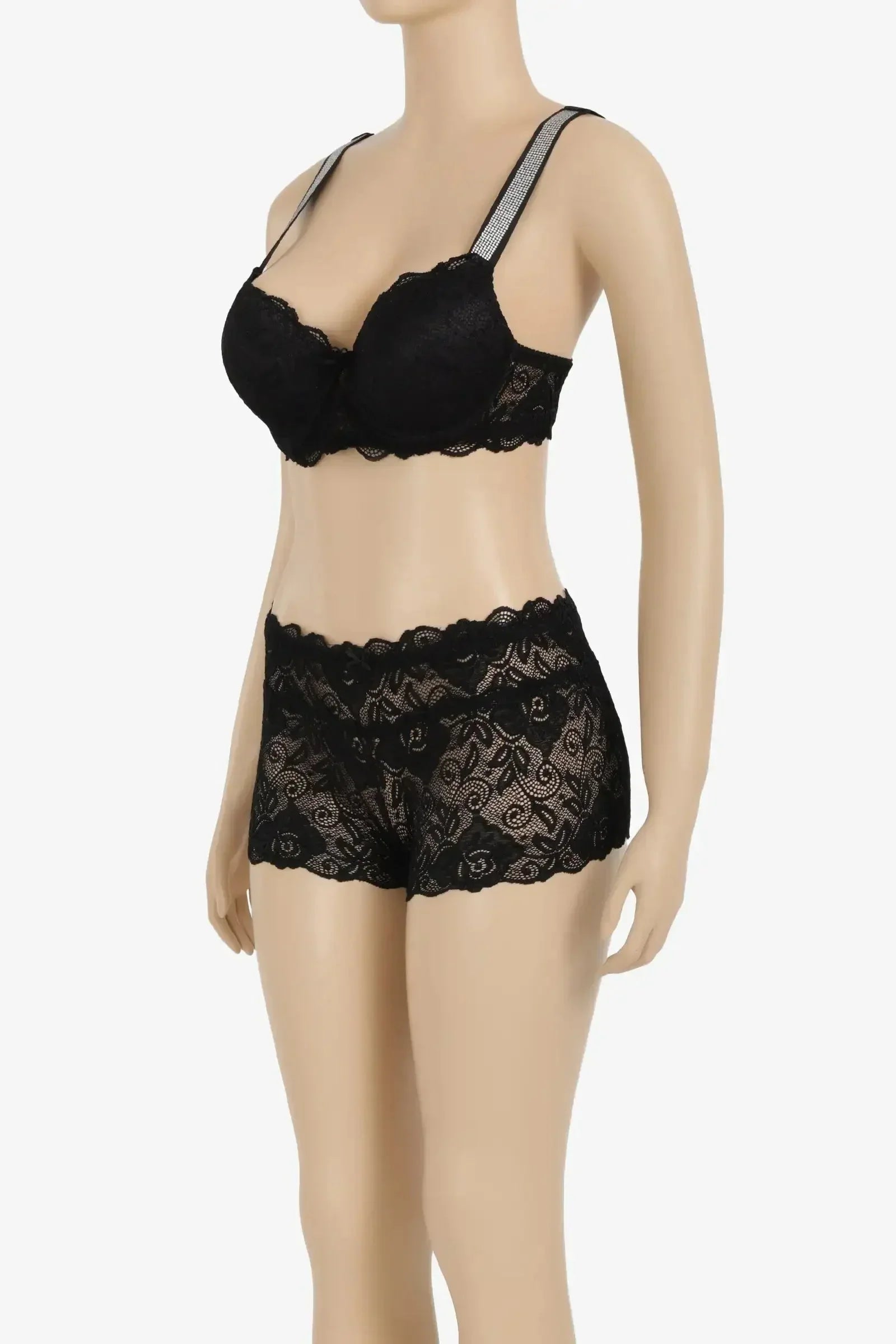 Carina - Push Up Lace Strass Set 2